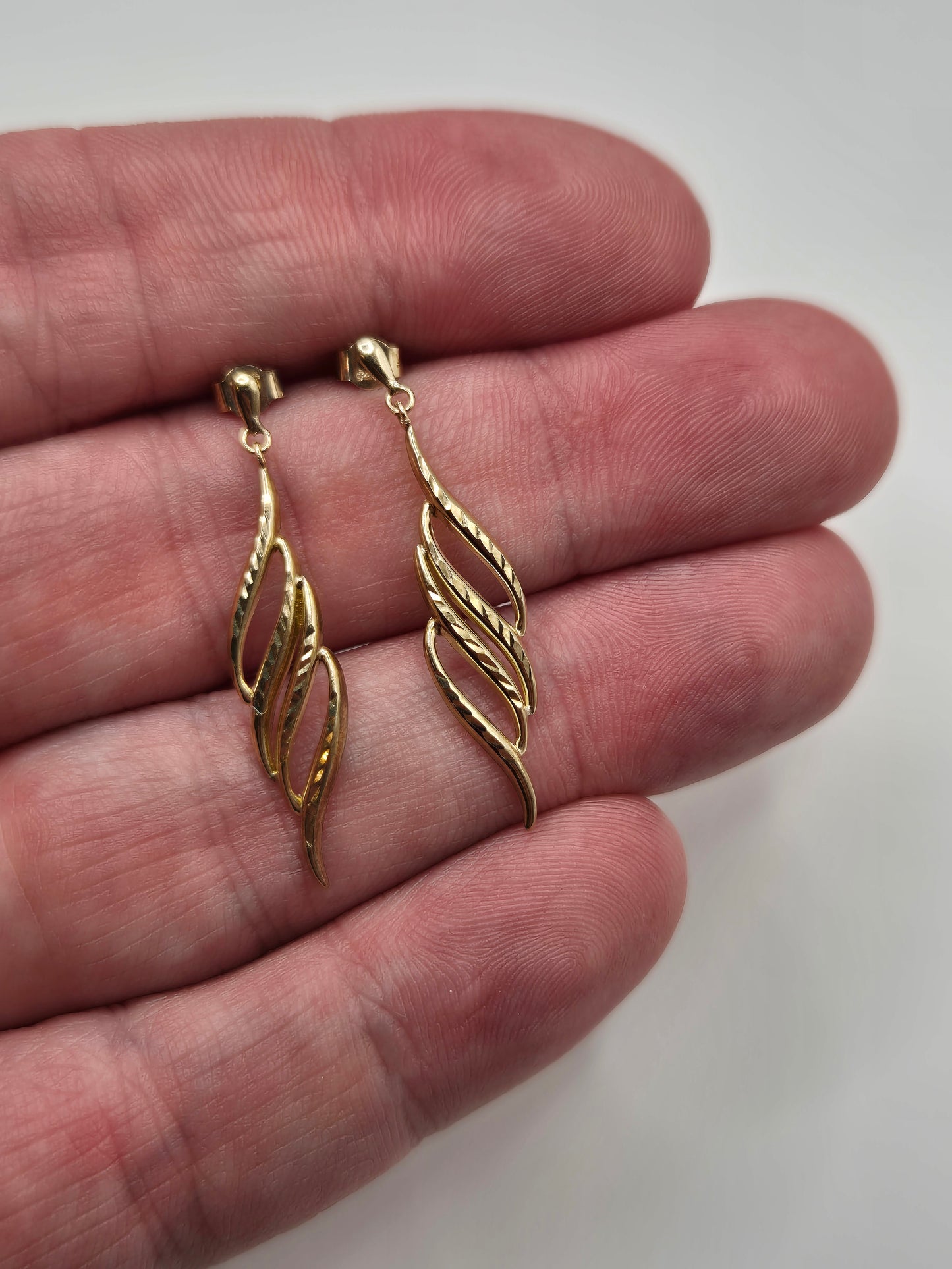 9ct gold earrings