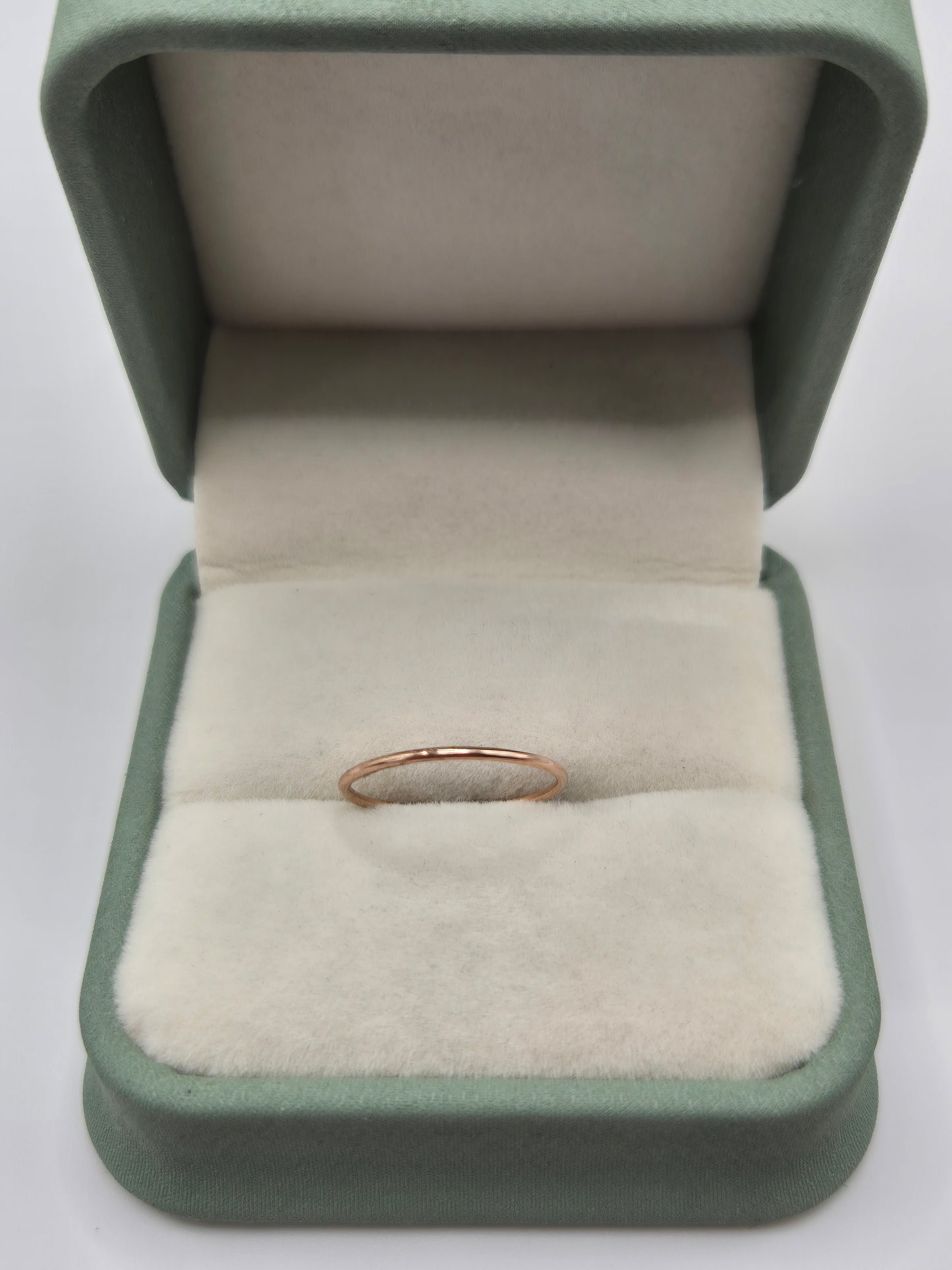 9ct rose gold stacking band ring