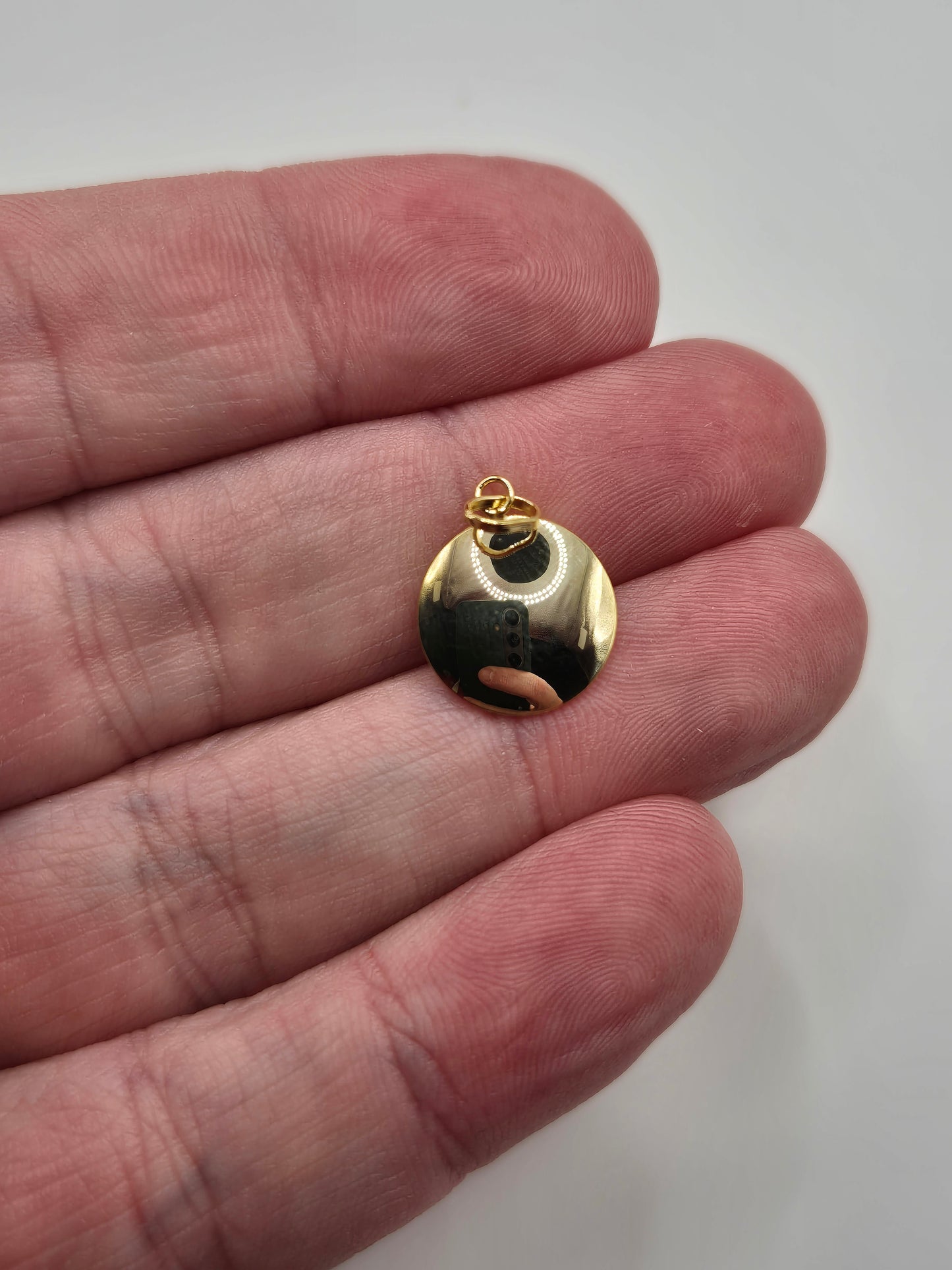 9ct gold evil eye charm