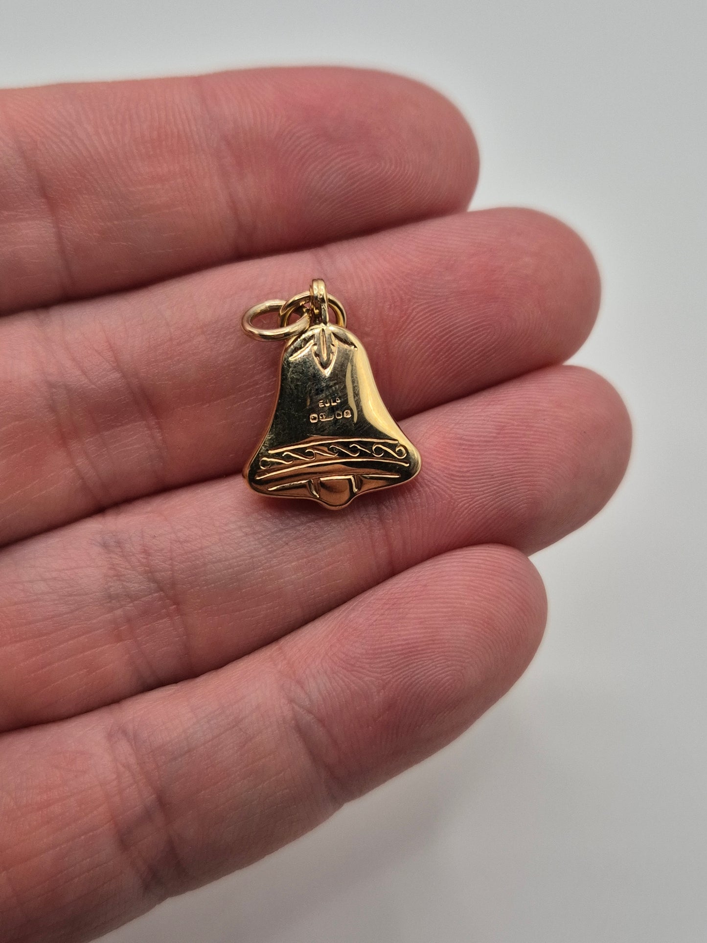 9ct gold bell locket