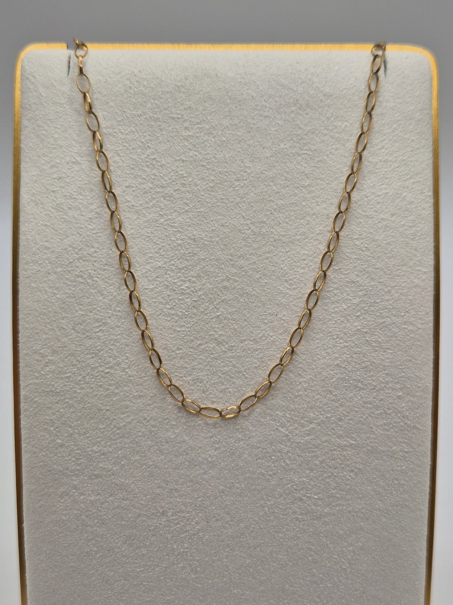 9ct gold belcher chain (12)