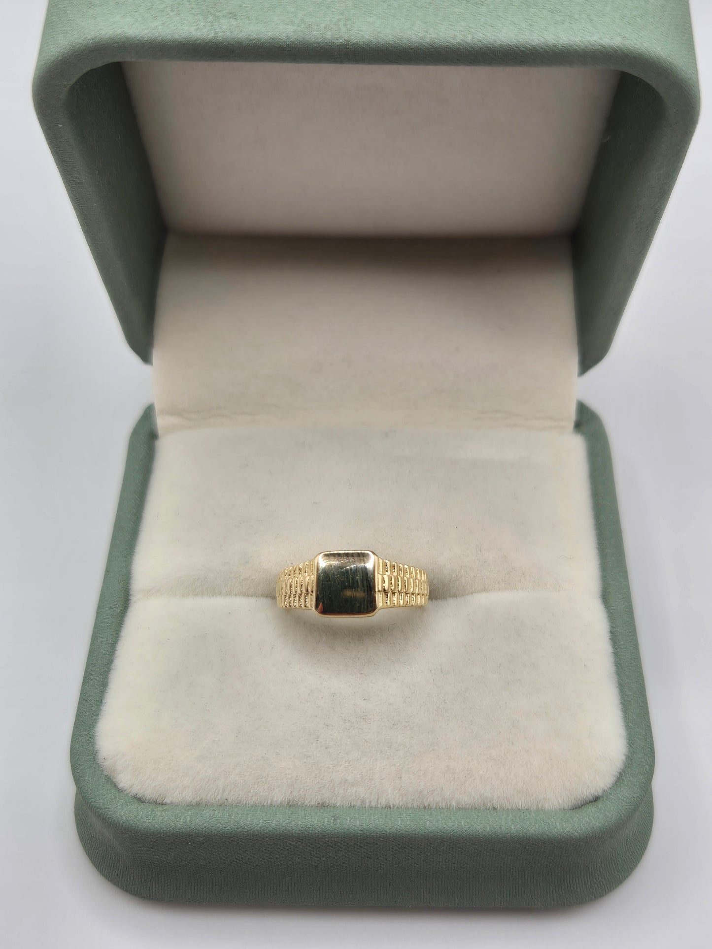 9ct gold rolex style ring