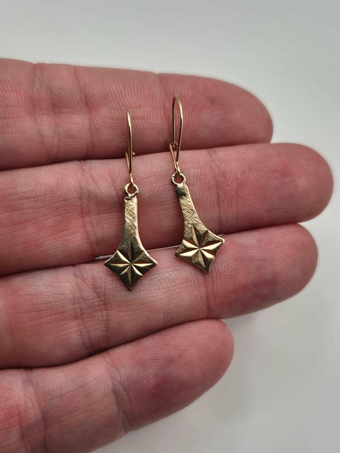 9ct gold earrings