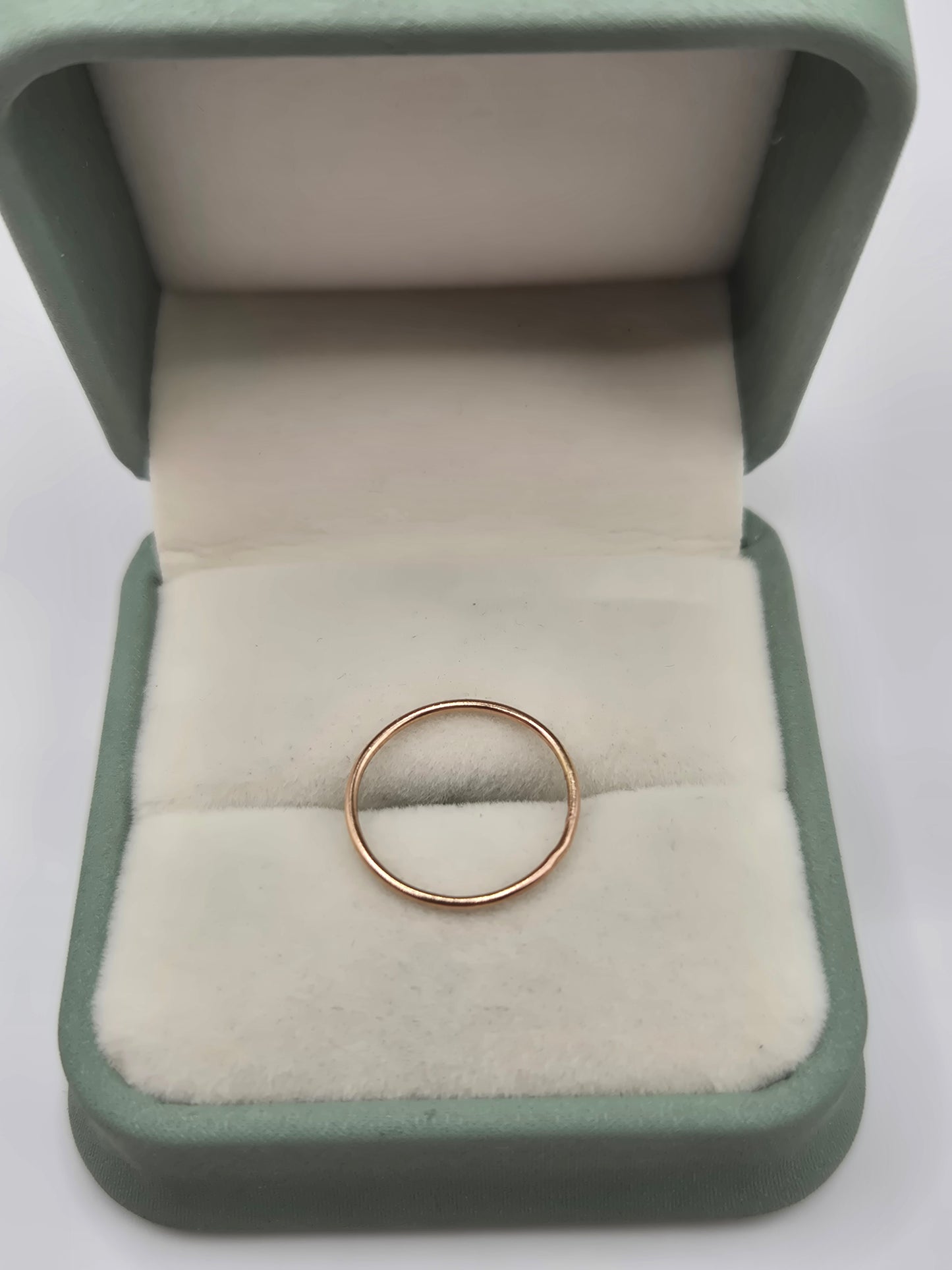 9ct rose gold stacking band ring