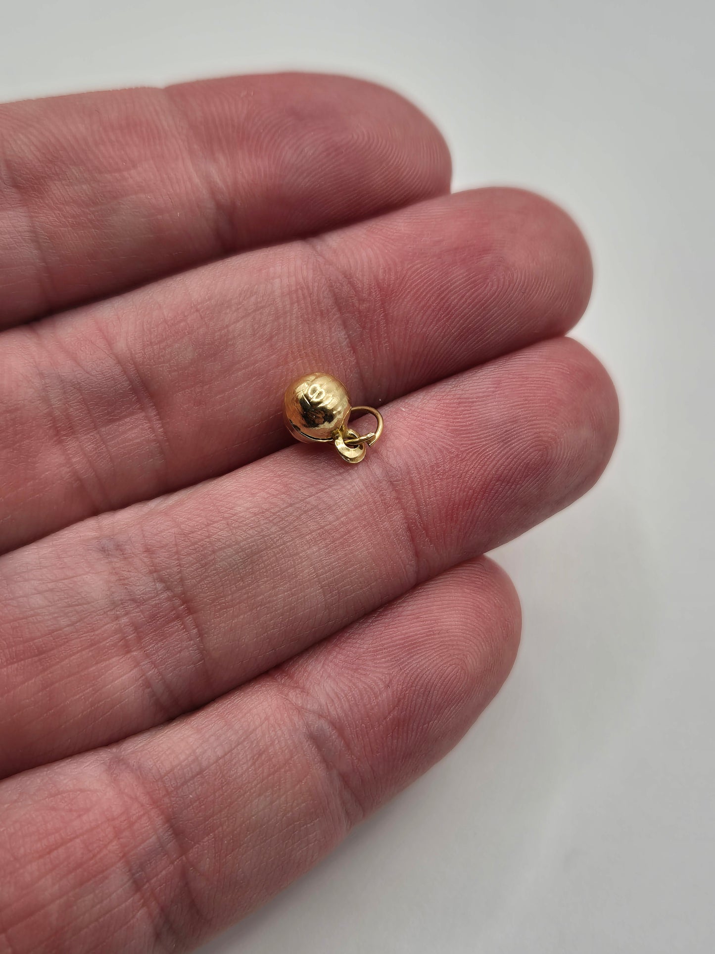 9ct gold football charm