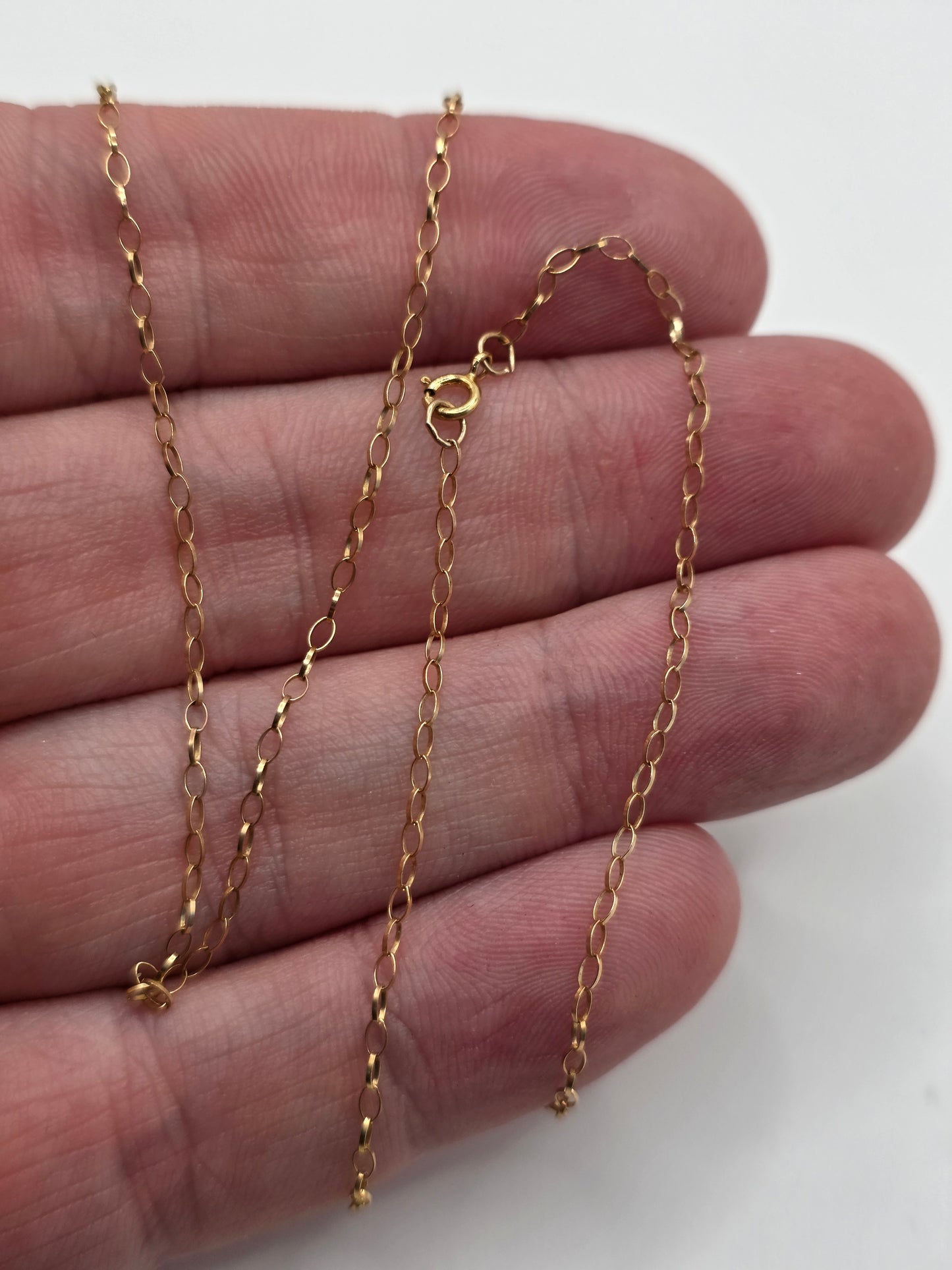 9ct gold belcher chain (73)