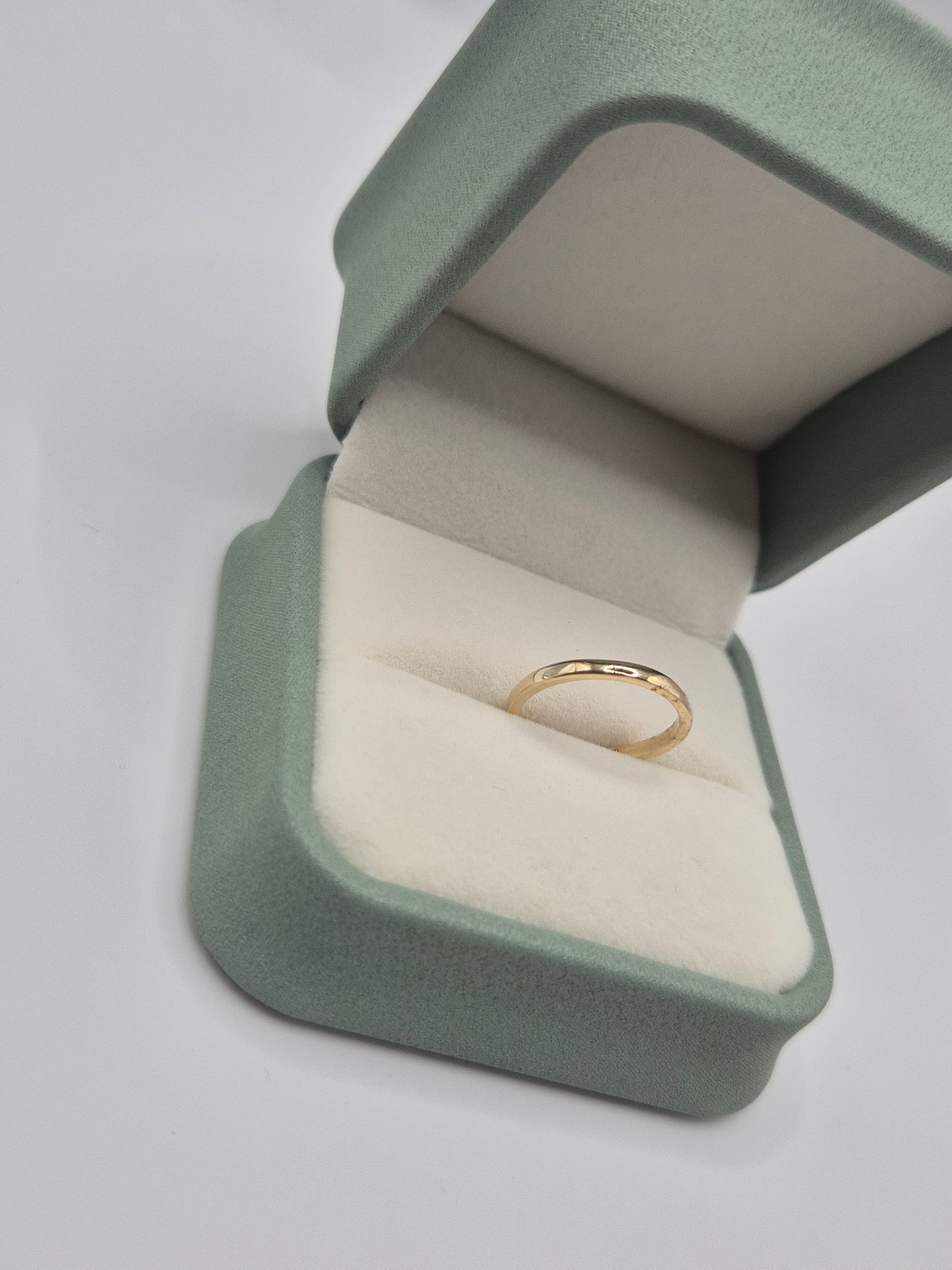 9ct rose gold stacking band ring