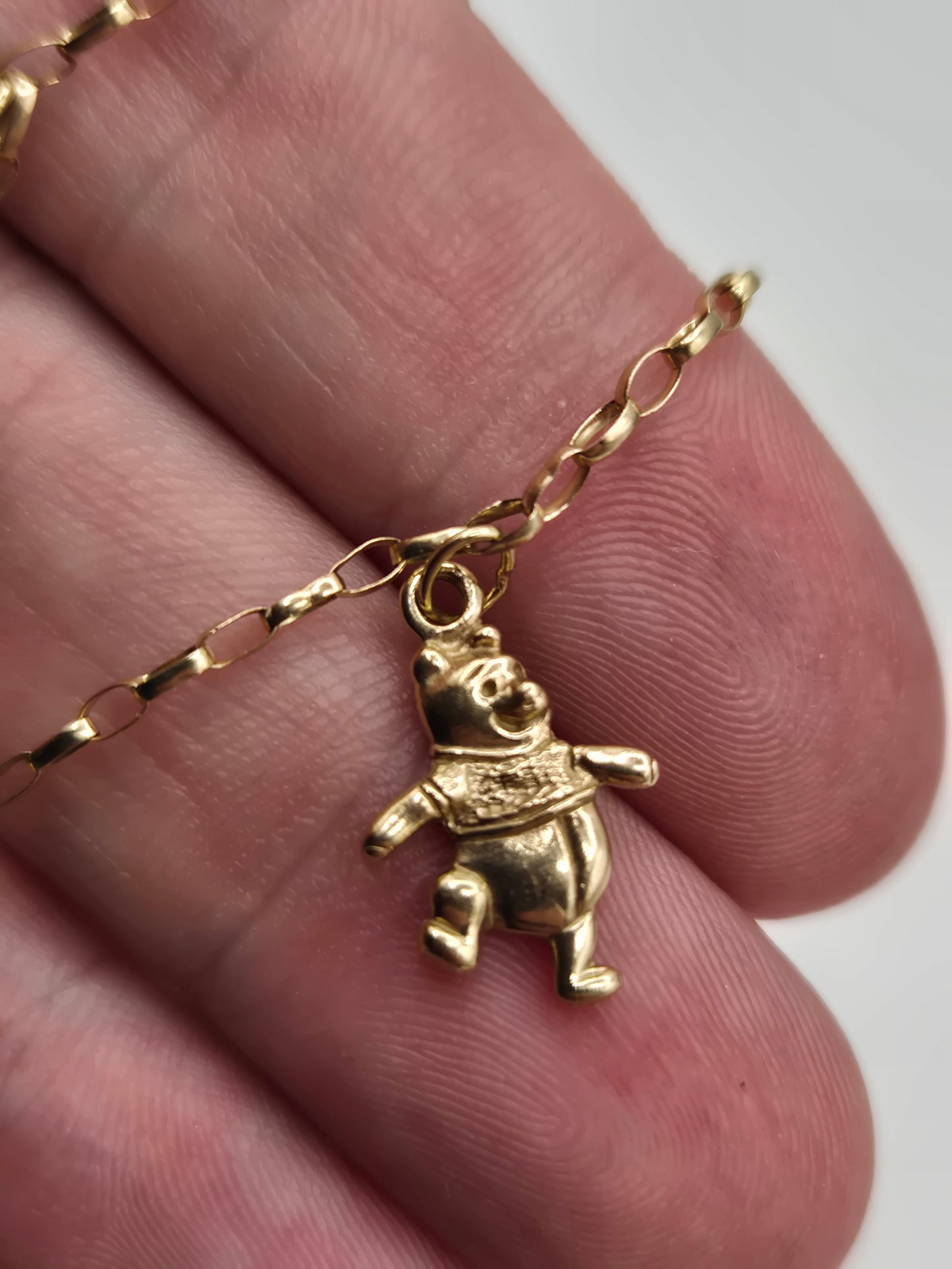 9ct gold character bracelet