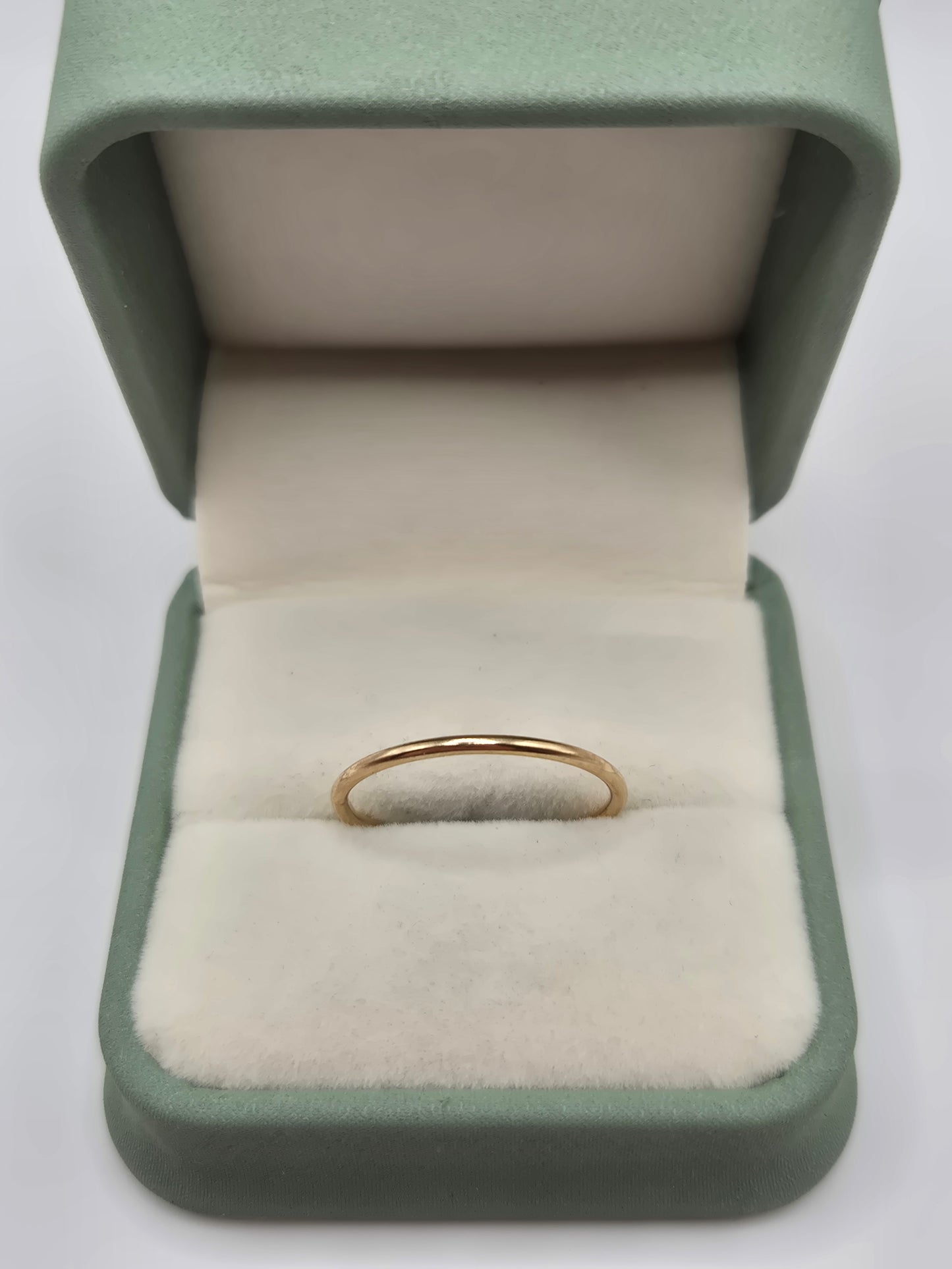 9ct gold stacking band ring