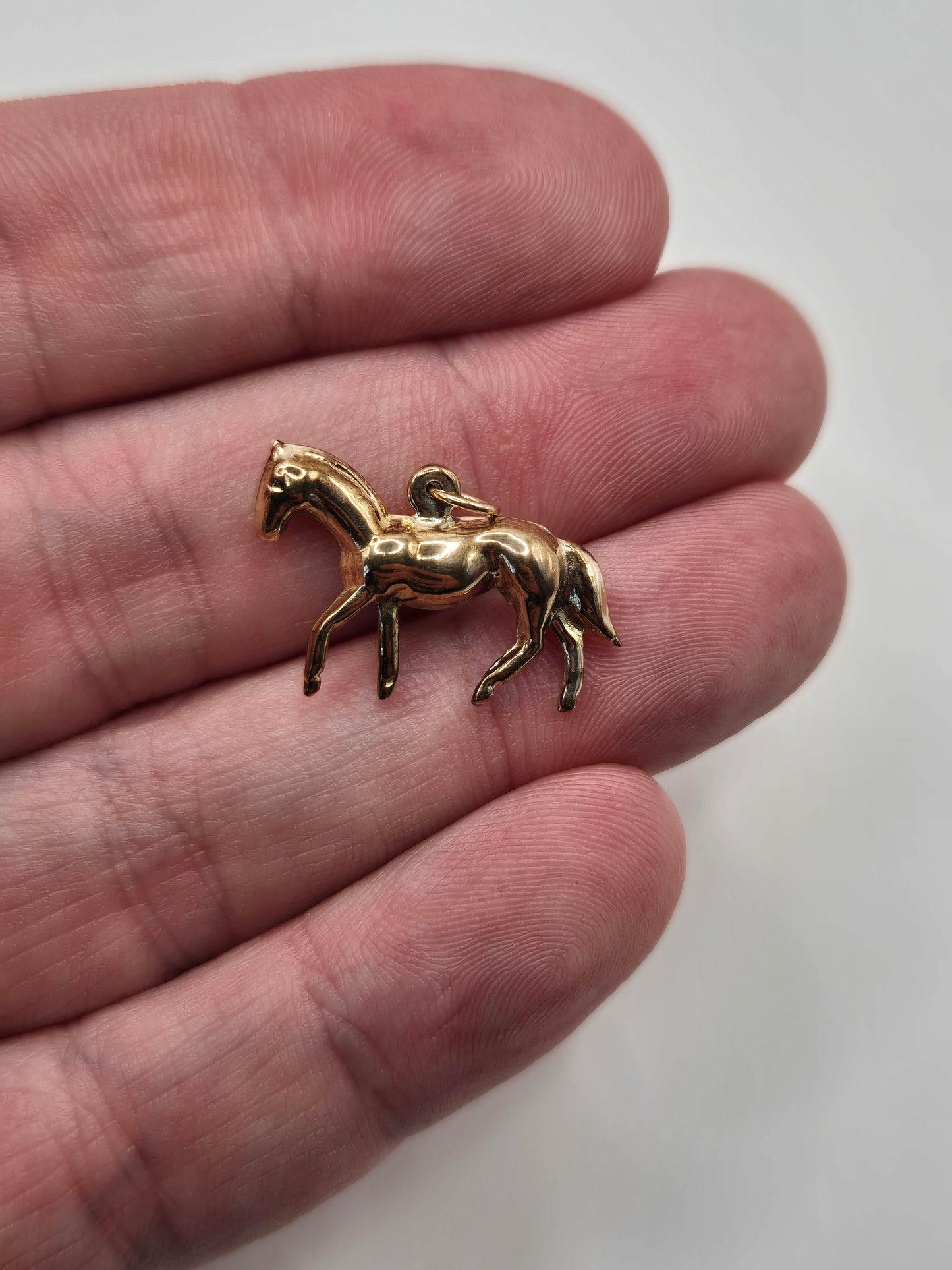 9ct gold horse charm