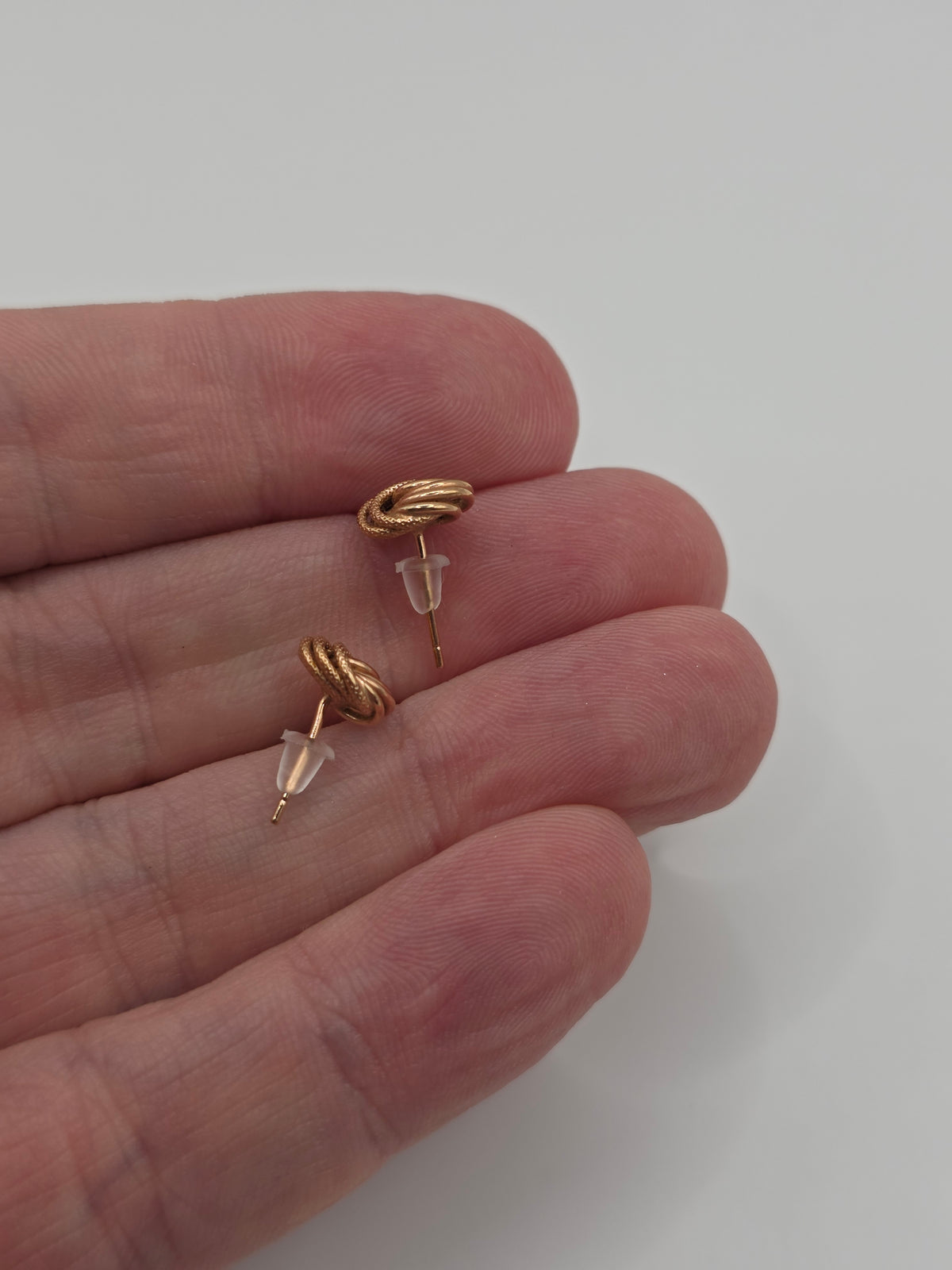 9ct rose gold earrings