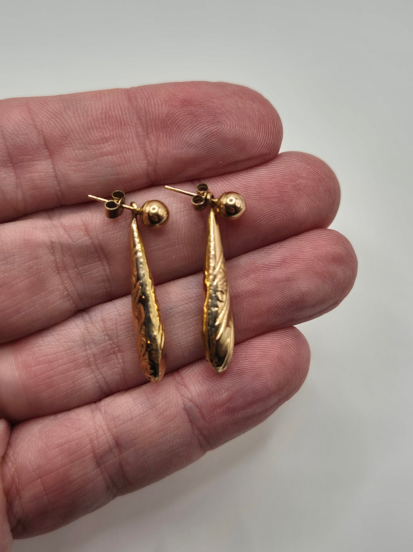 9ct gold earrings
