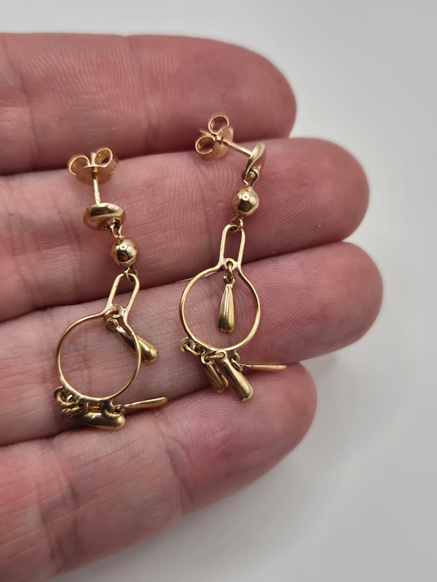 9ct gold earrings