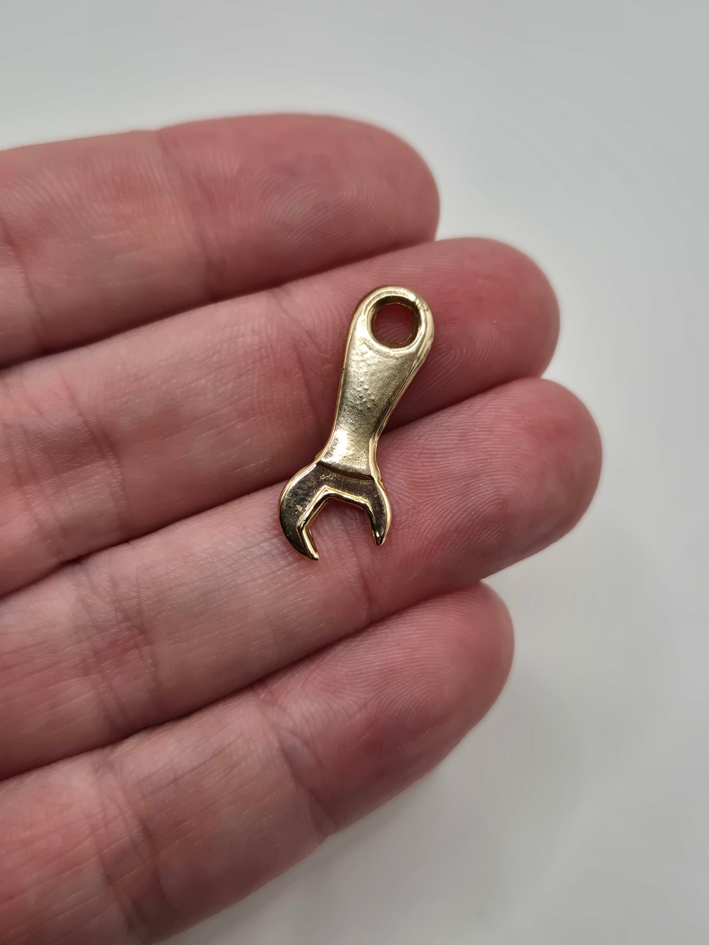 9ct gold spanner Charm