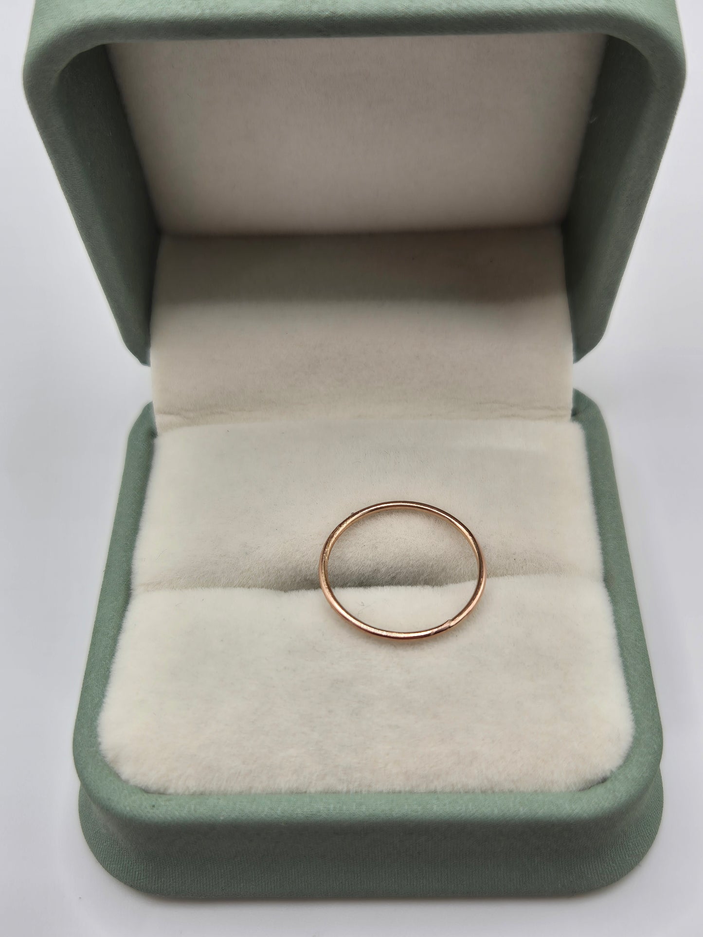 9ct rose gold stacking band ring