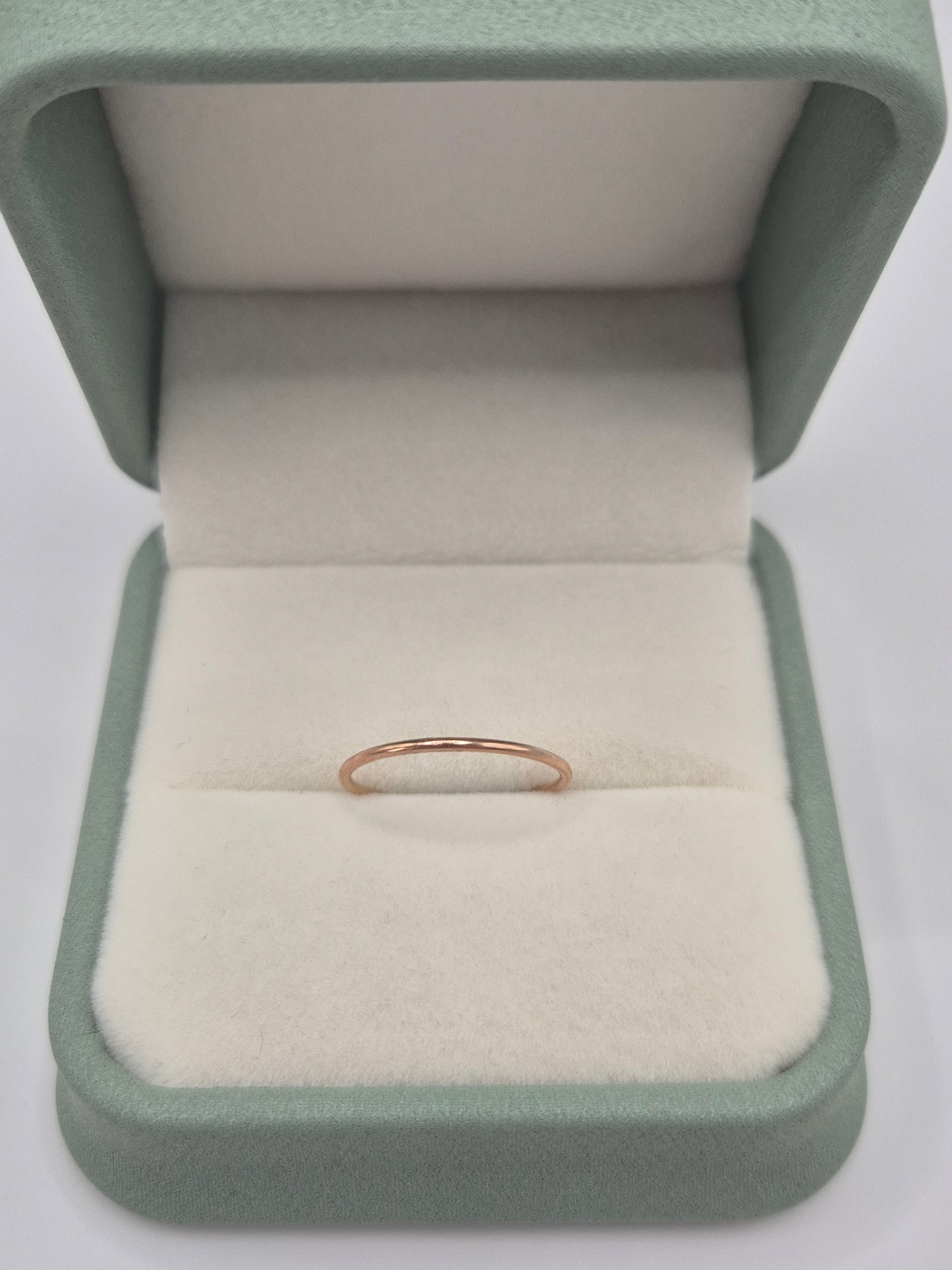 9ct rose gold stacking band ring