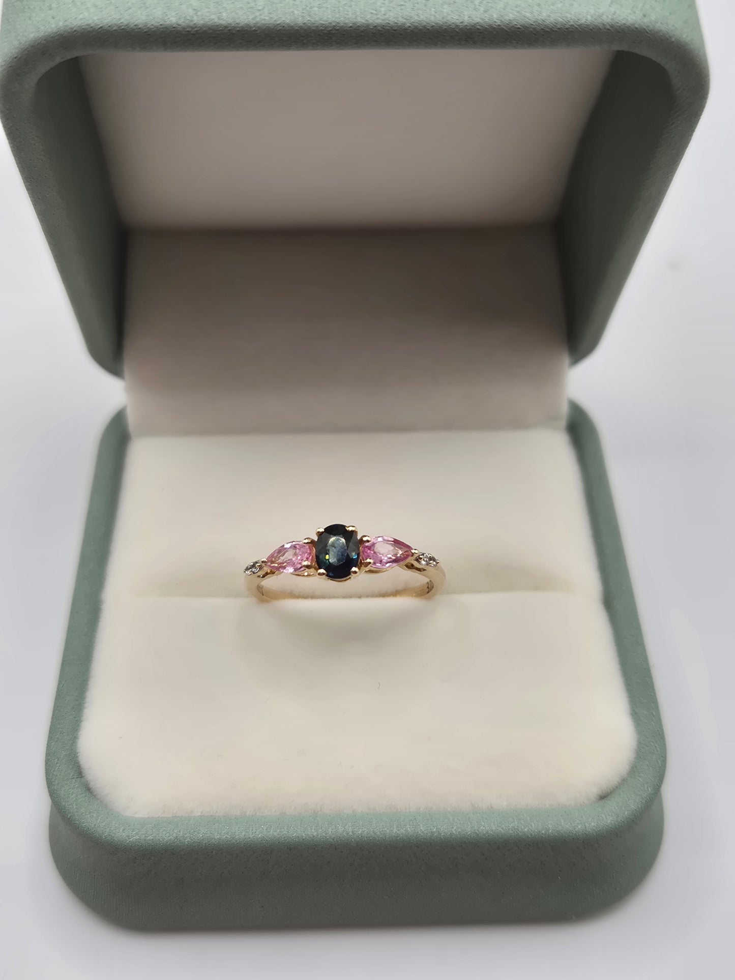 9ct gold multigem ring