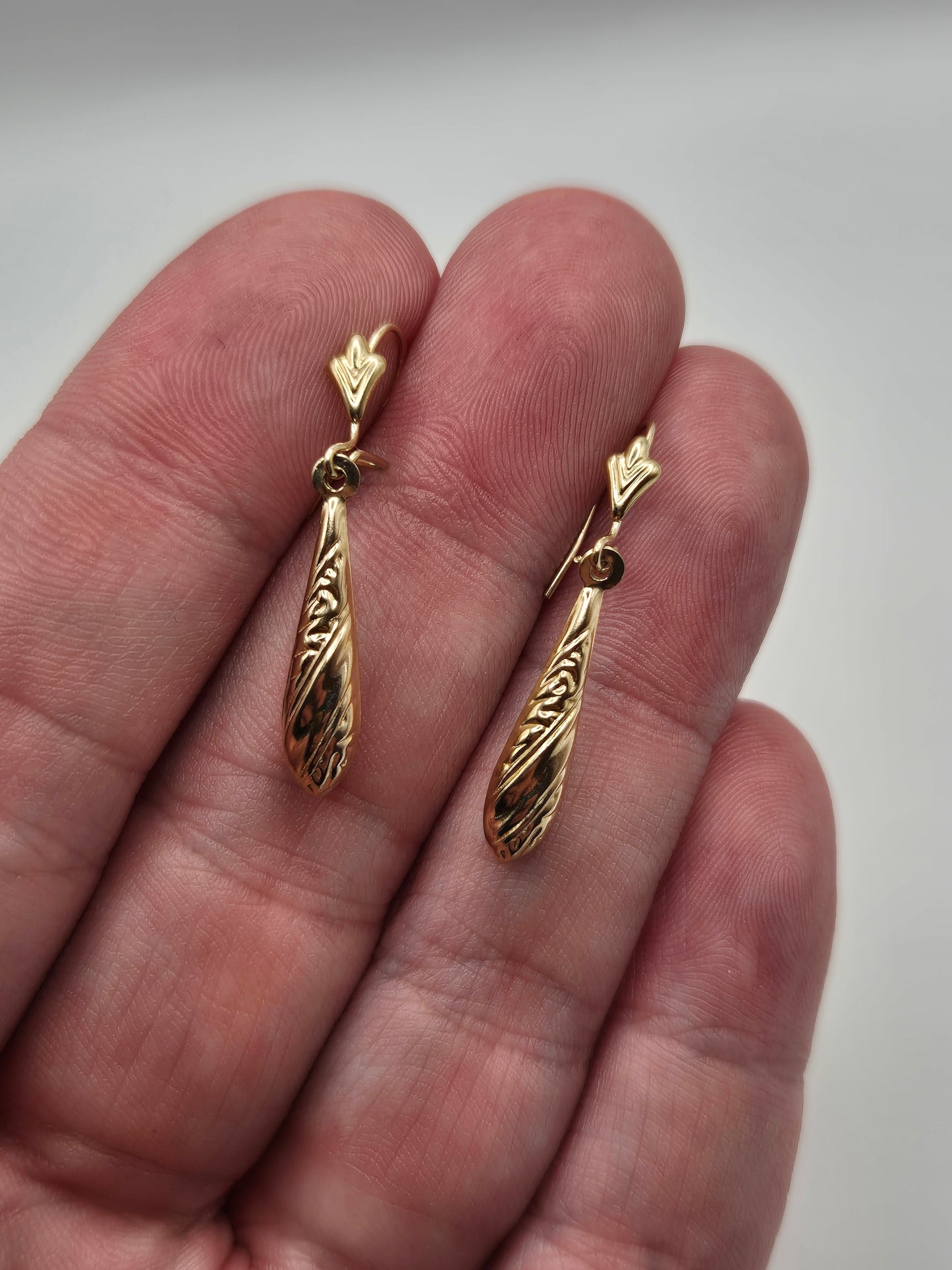 9ct gold earrings