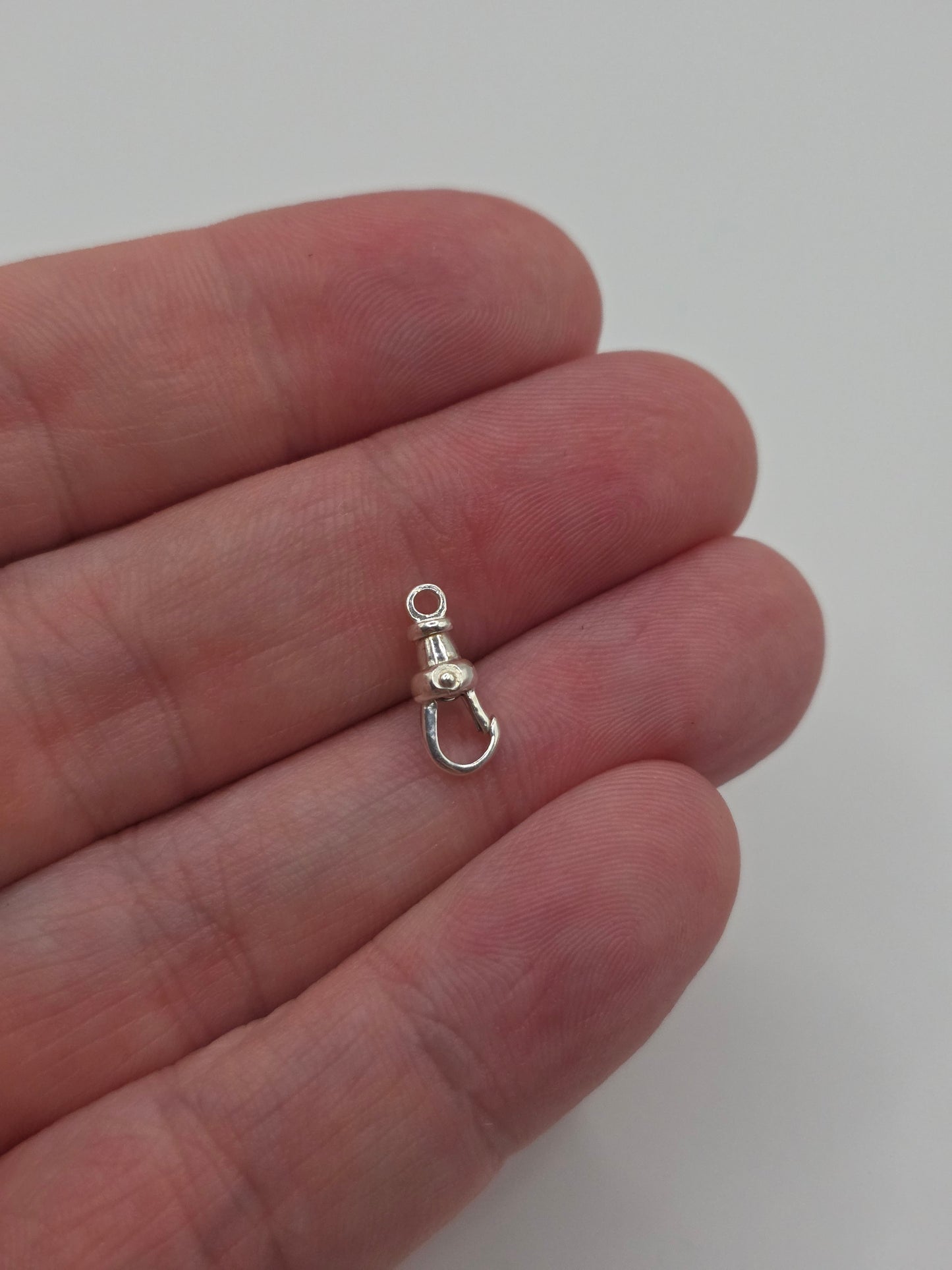 Silver dog clip 13mm (3)