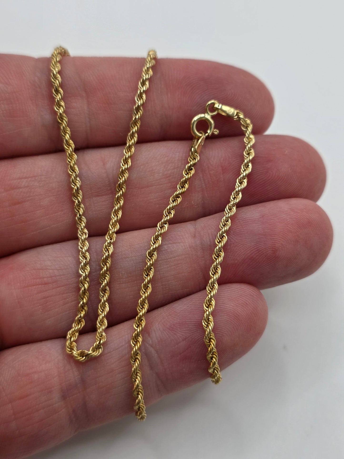 9ct gold rope chain (46)