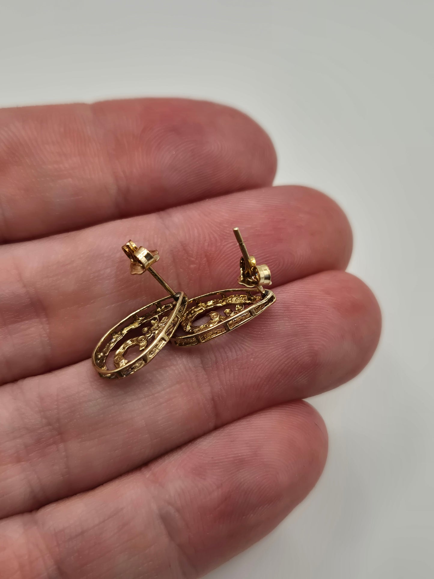 9ct gold earrings
