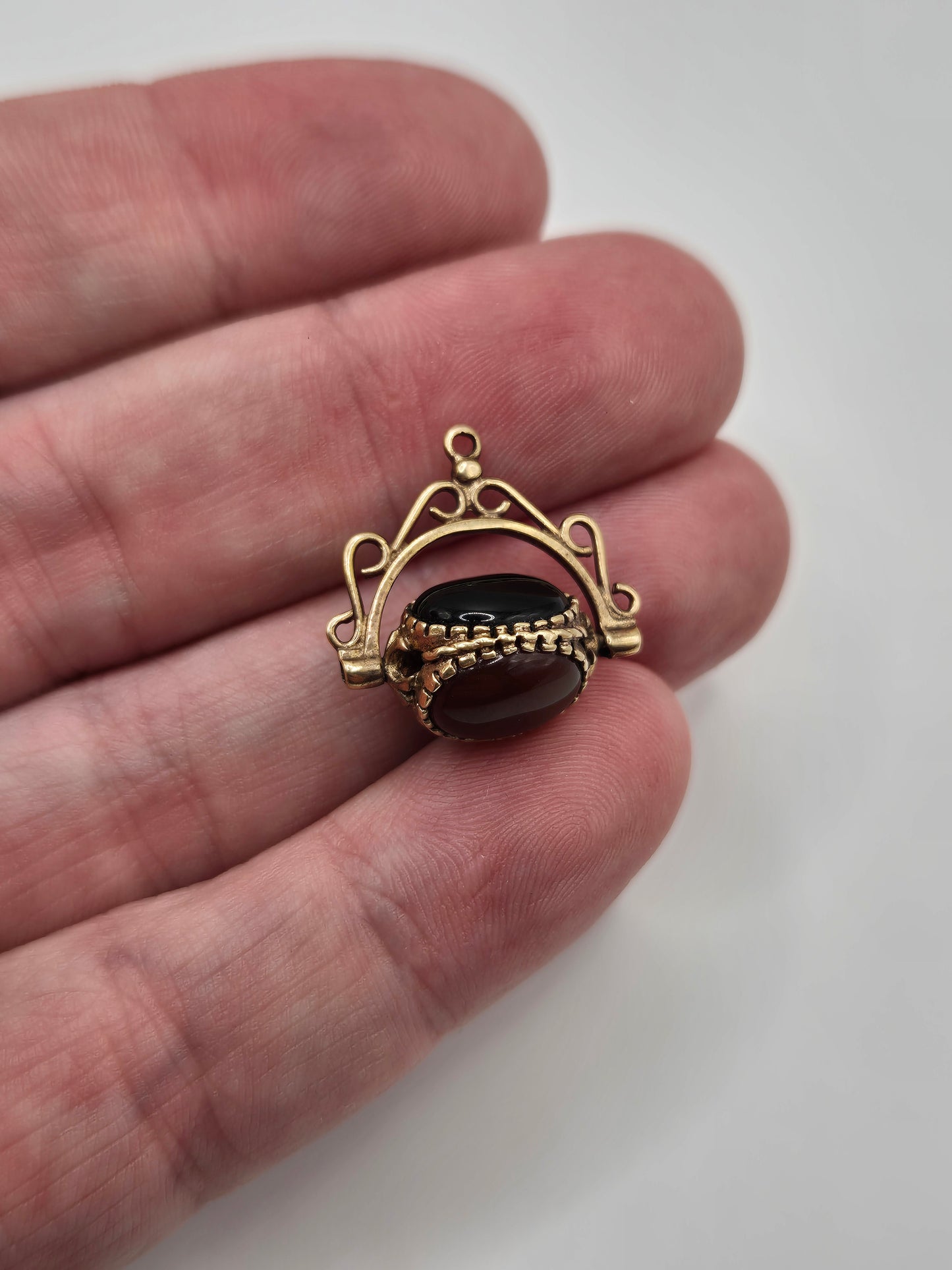 9ct gold multigem fob