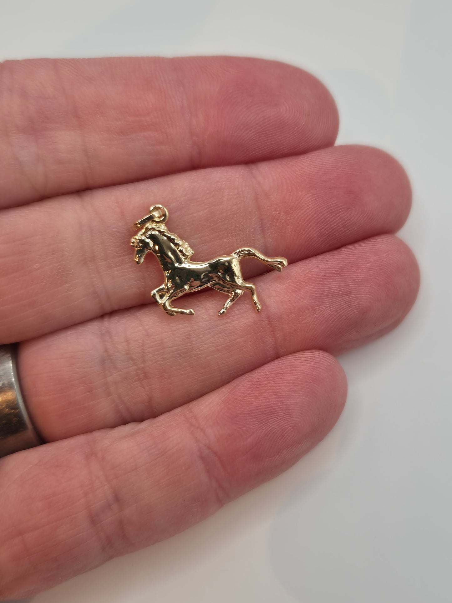 9ct gold horse charm