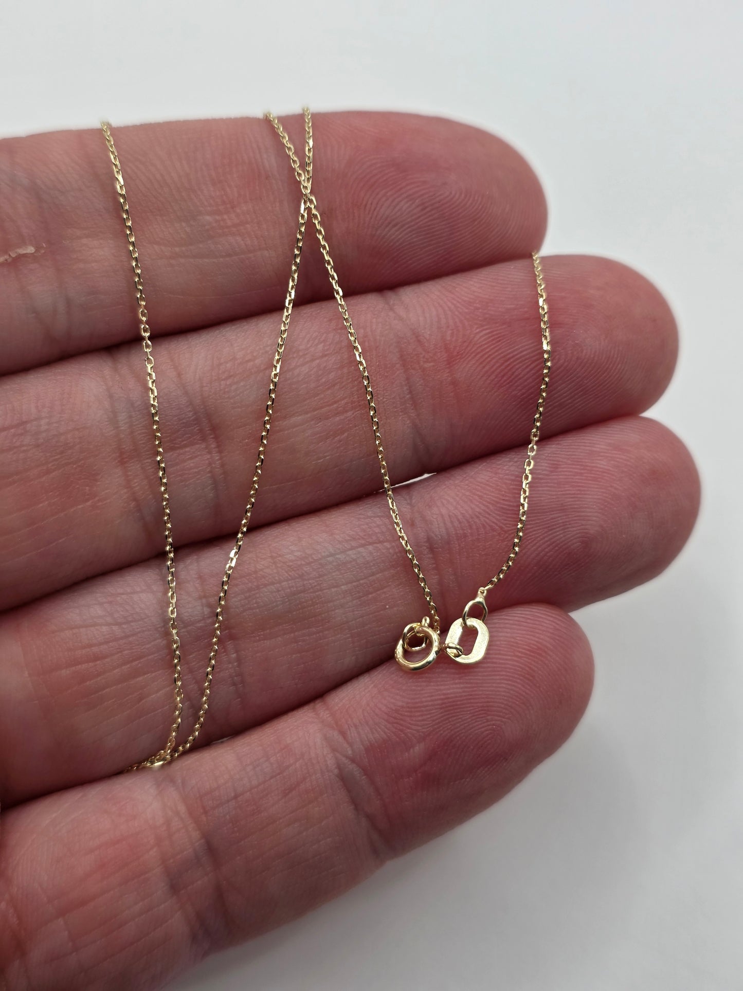 9ct gold belcher chain (16)