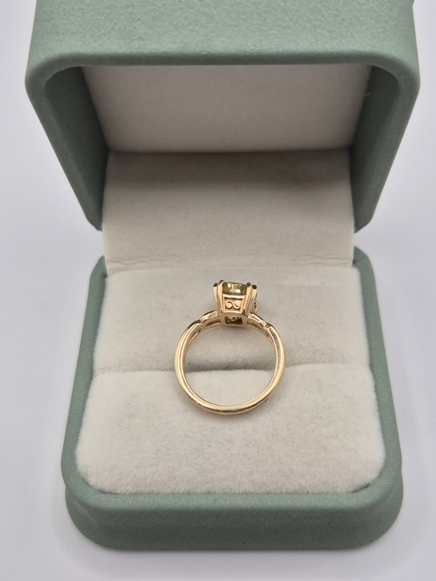 9ct gold citrine ring