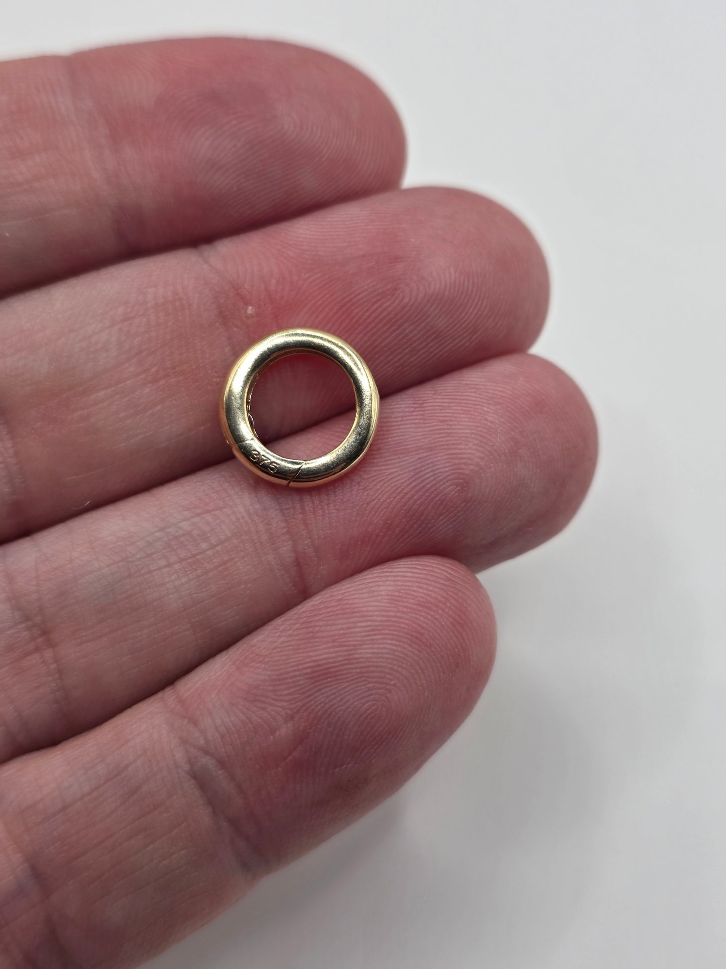 9ct gold spring gate clasp 12mm