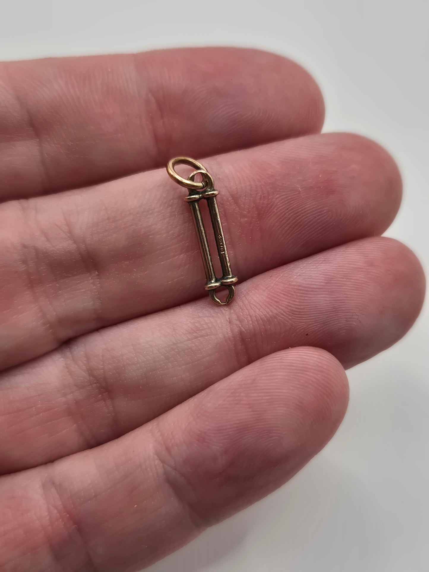 Edwardian 9ct gold extender