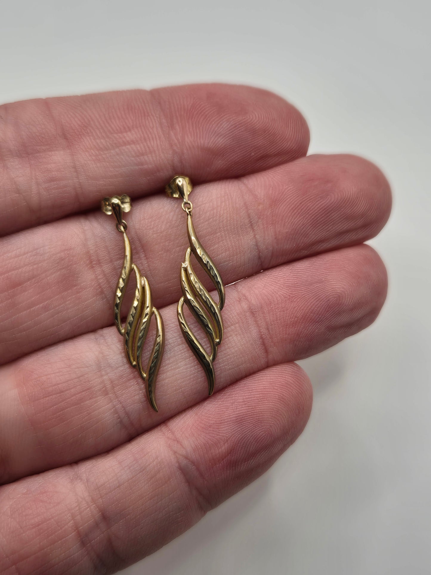 9ct gold earrings