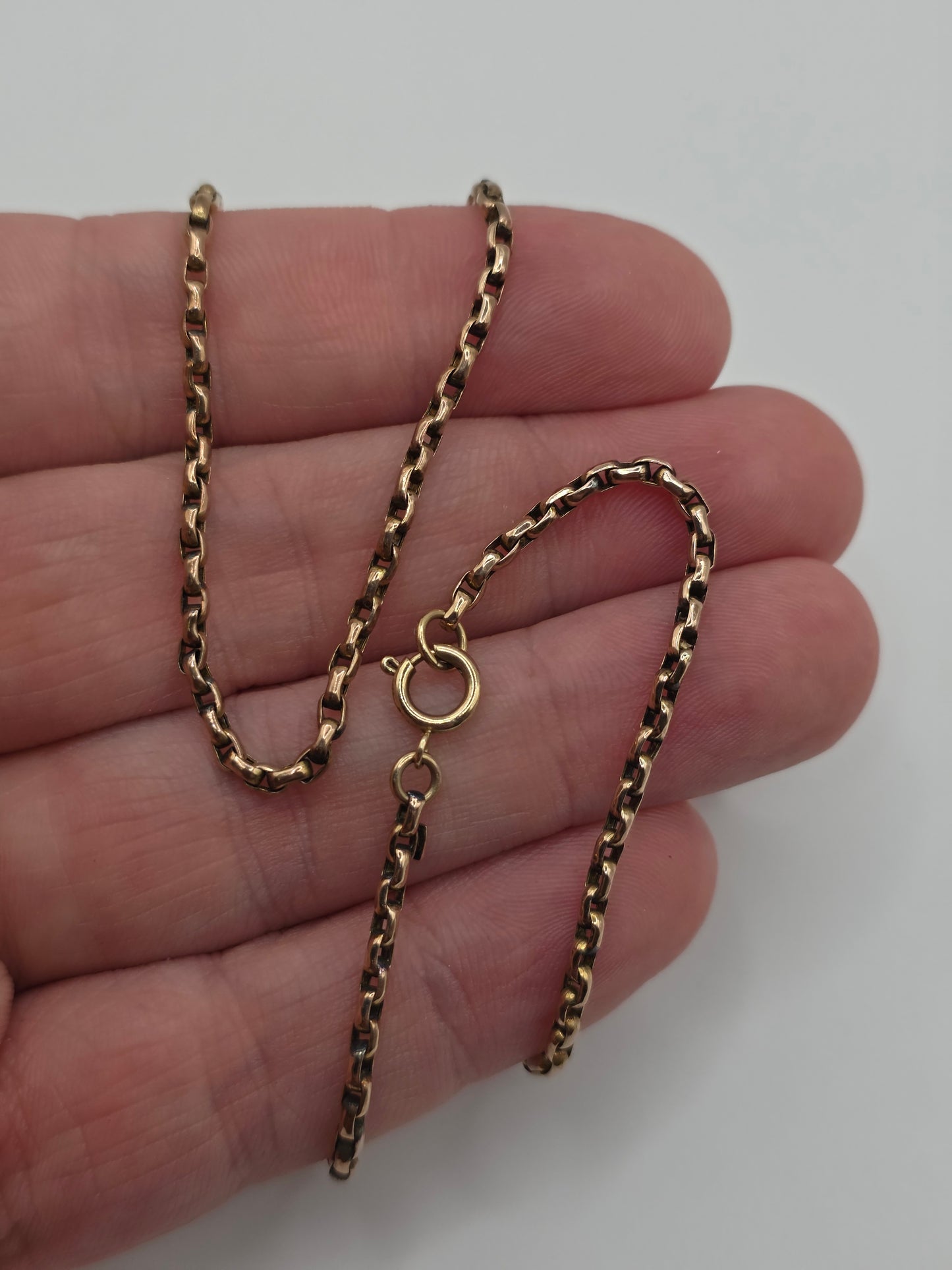 Antique 9ct rose gold chain (86)