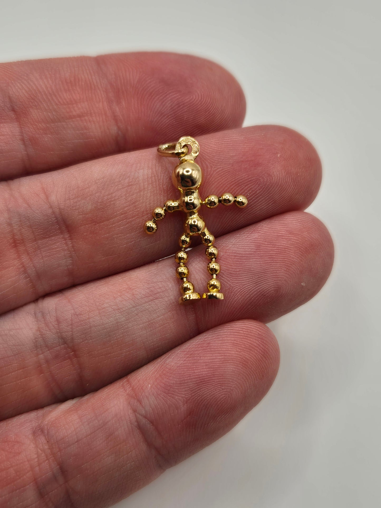 9ct gold doll pendant
