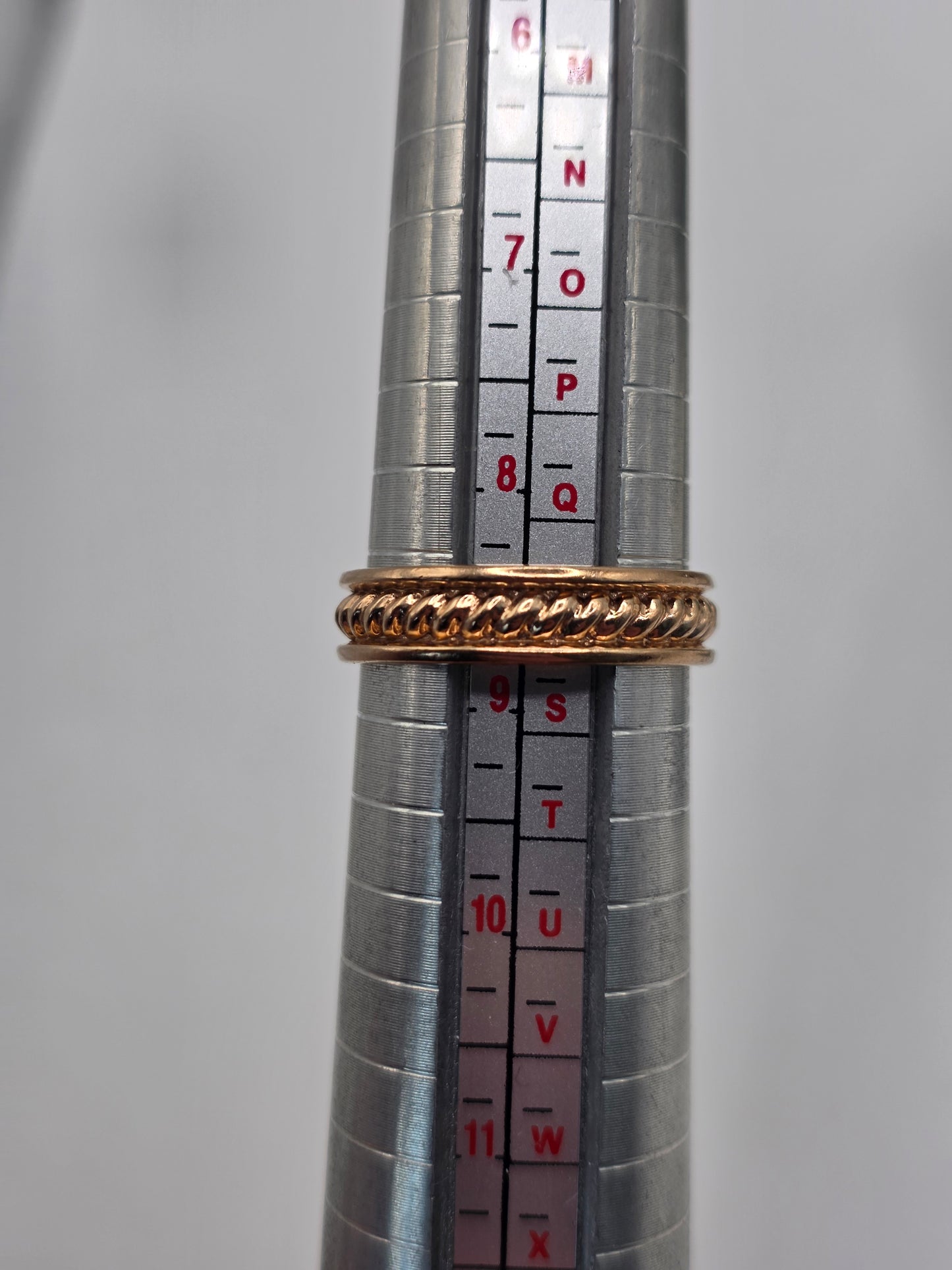 9ct rose gold eternity band ring