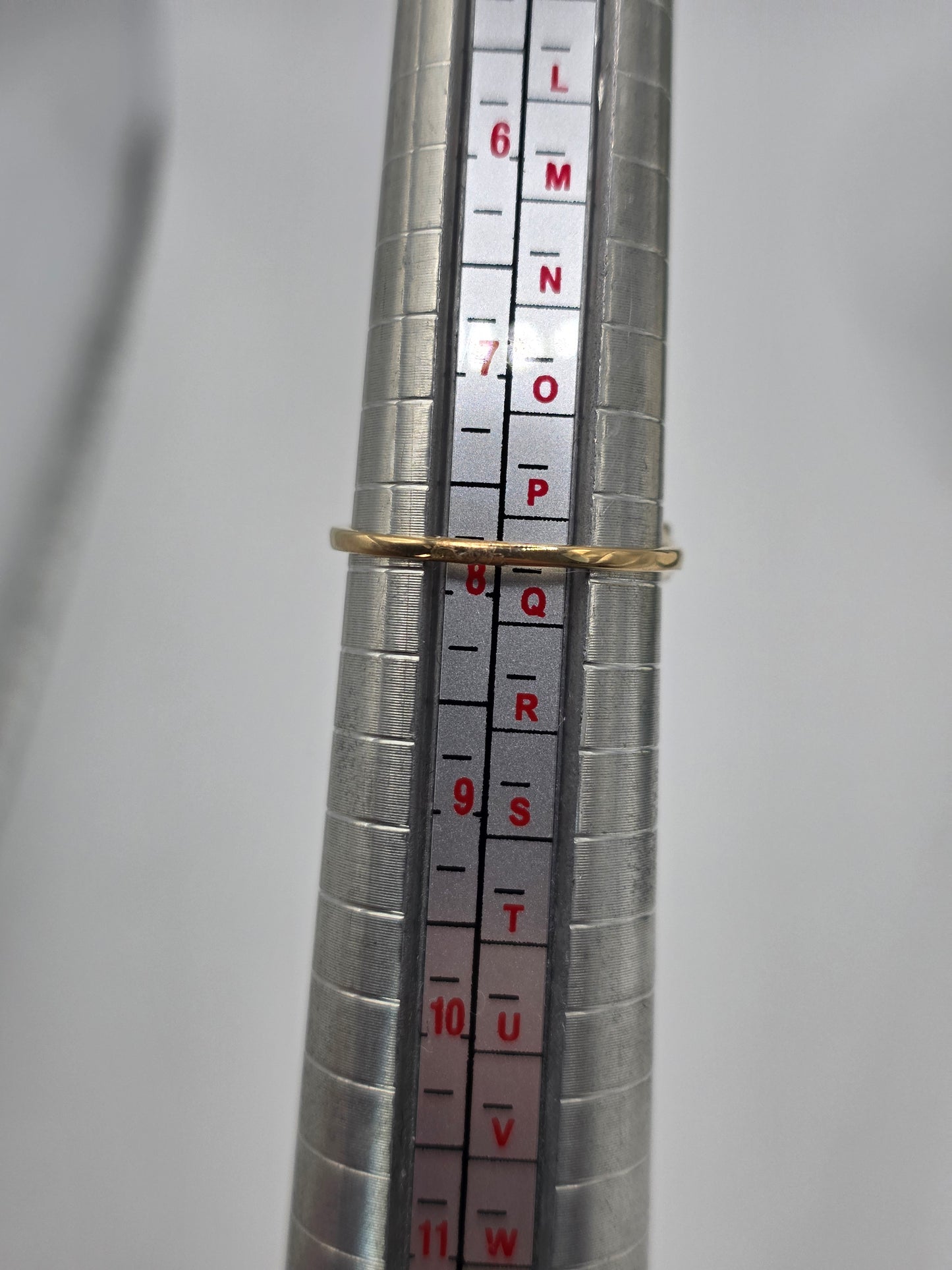 9ct gold orange and sapphire and diamond ring