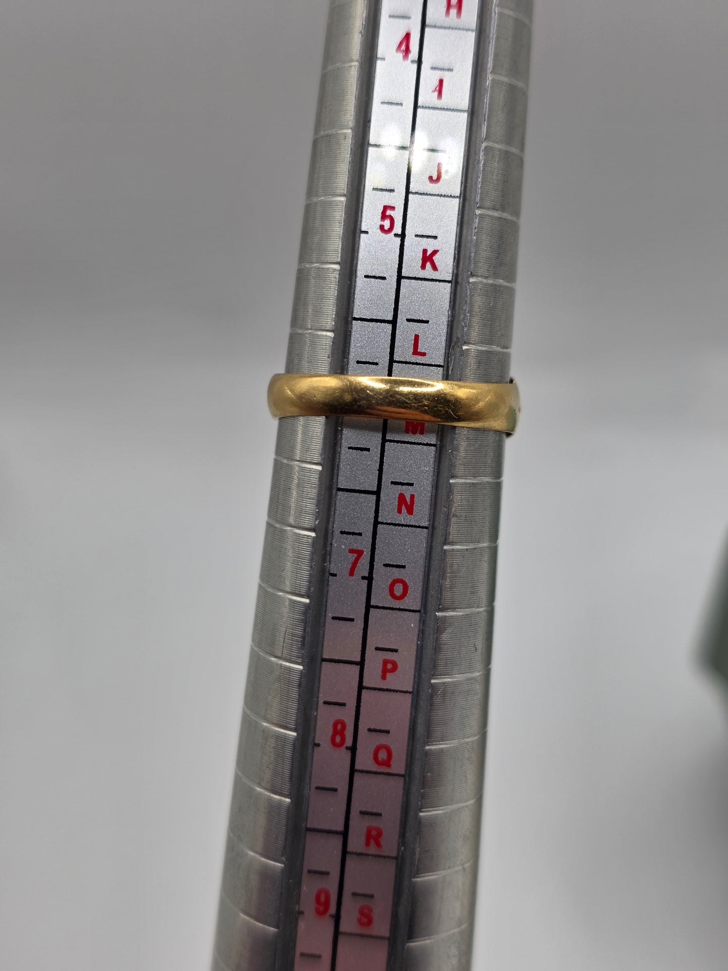 Victorian 1896 18ct gold ruby and diamond gypsy ring