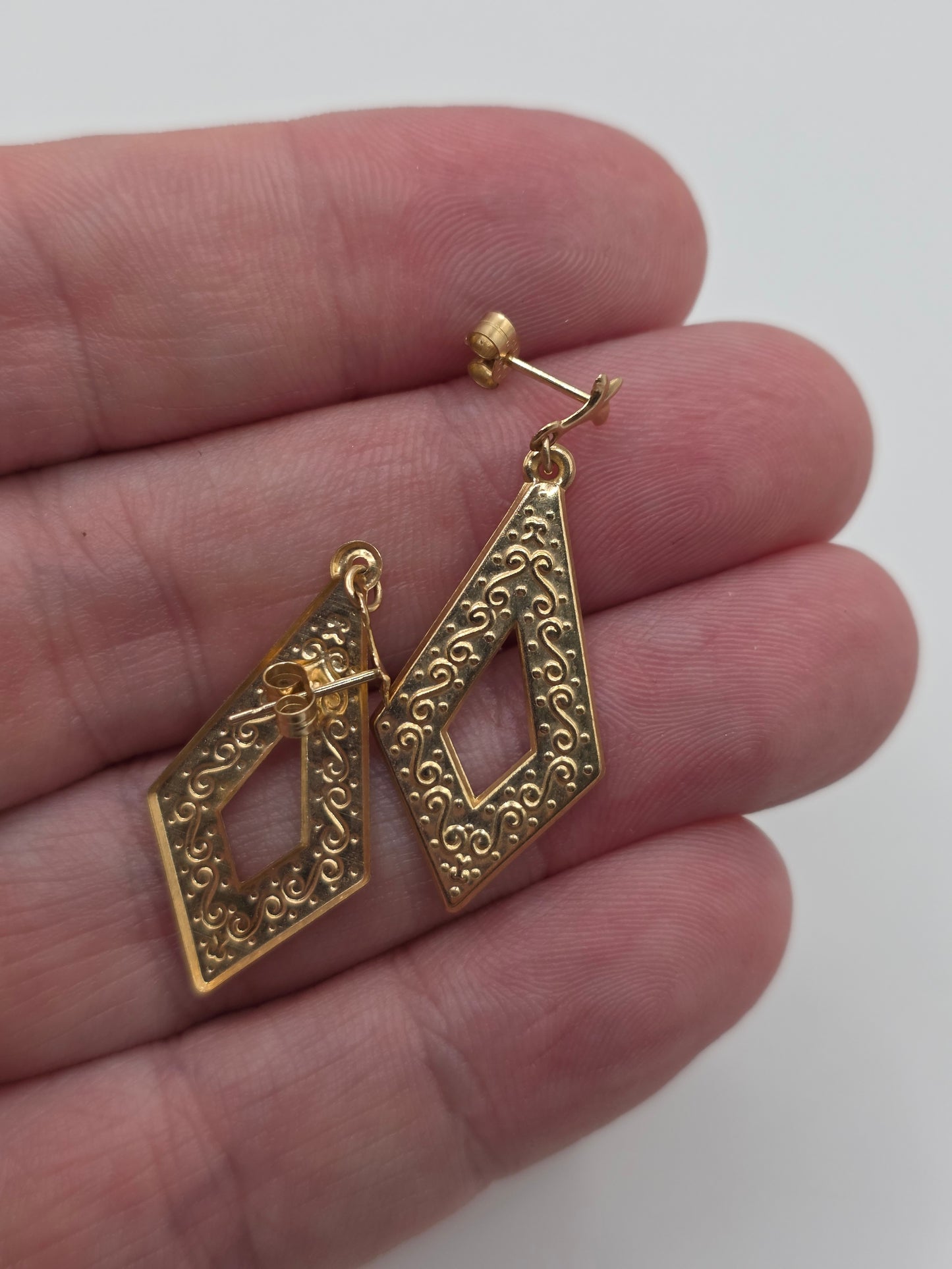 9ct gold earrings