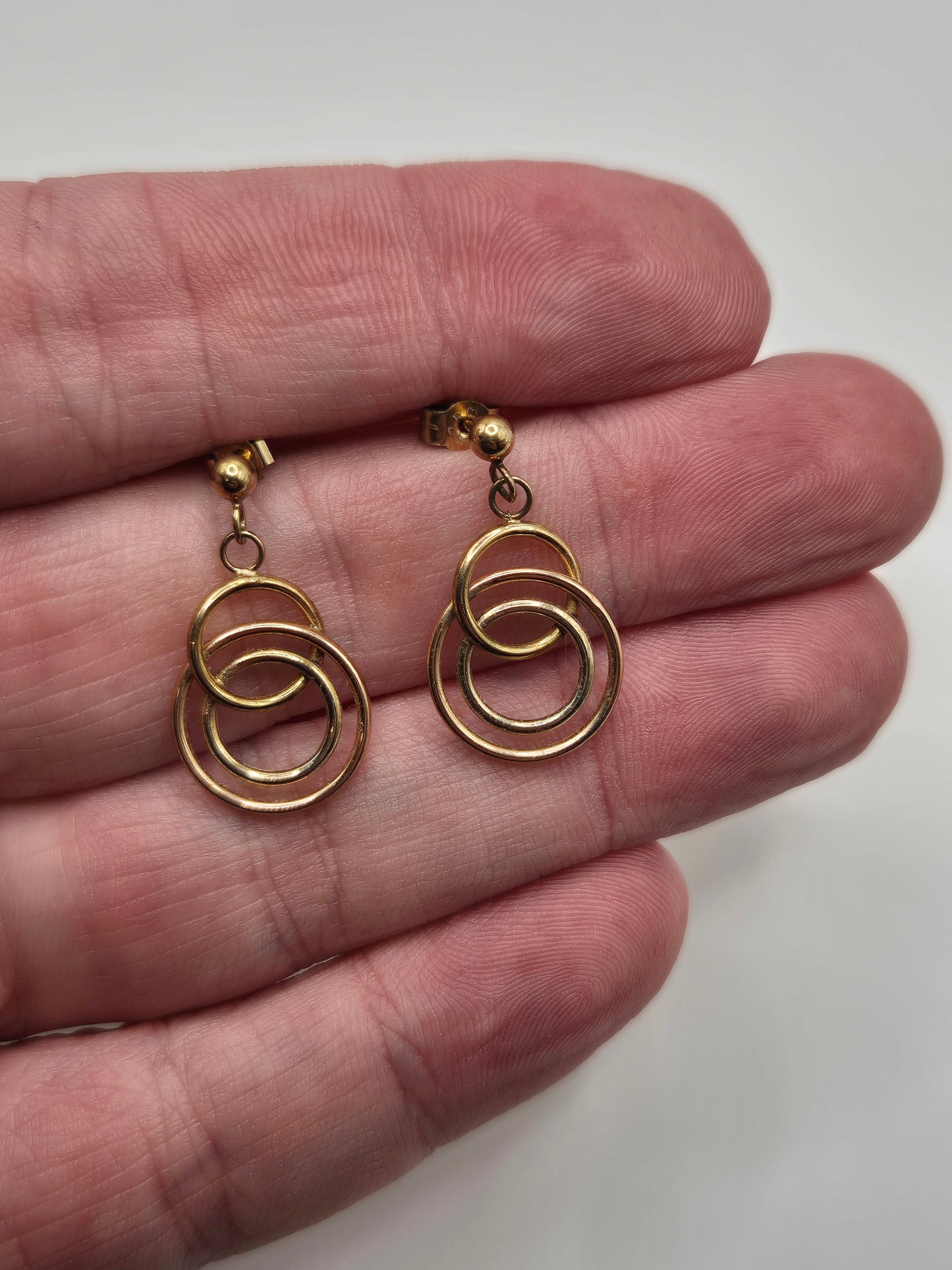 9ct gold earrings