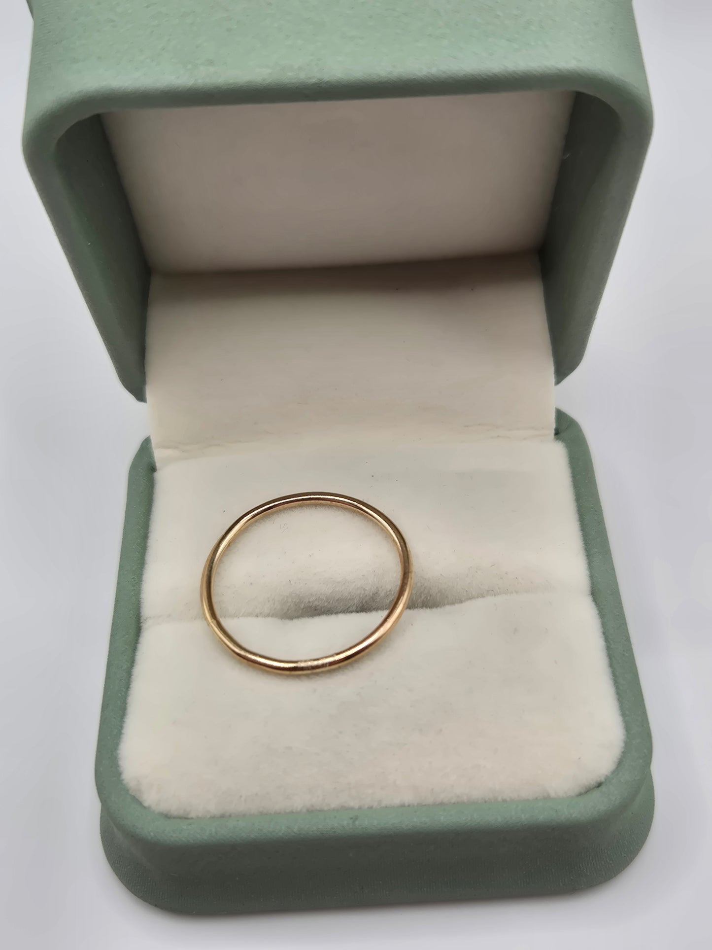9ct gold stacking band ring