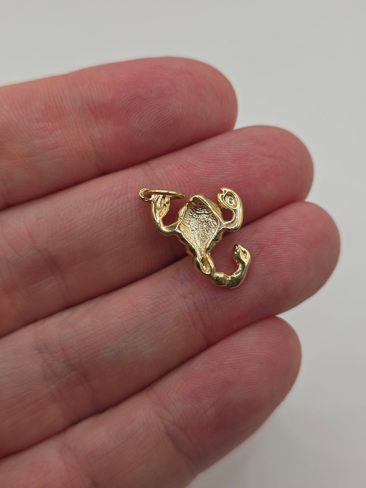9ct gold scorpio zodiac charm