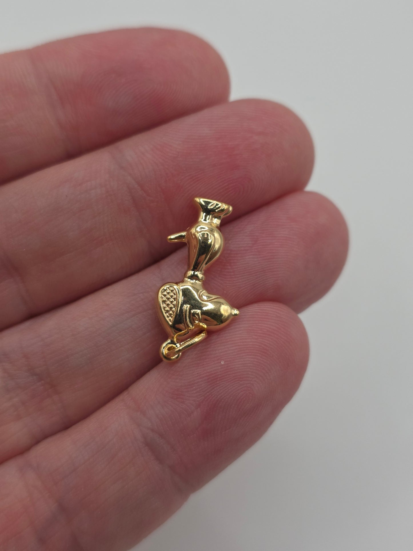9ct gold snoopy charm