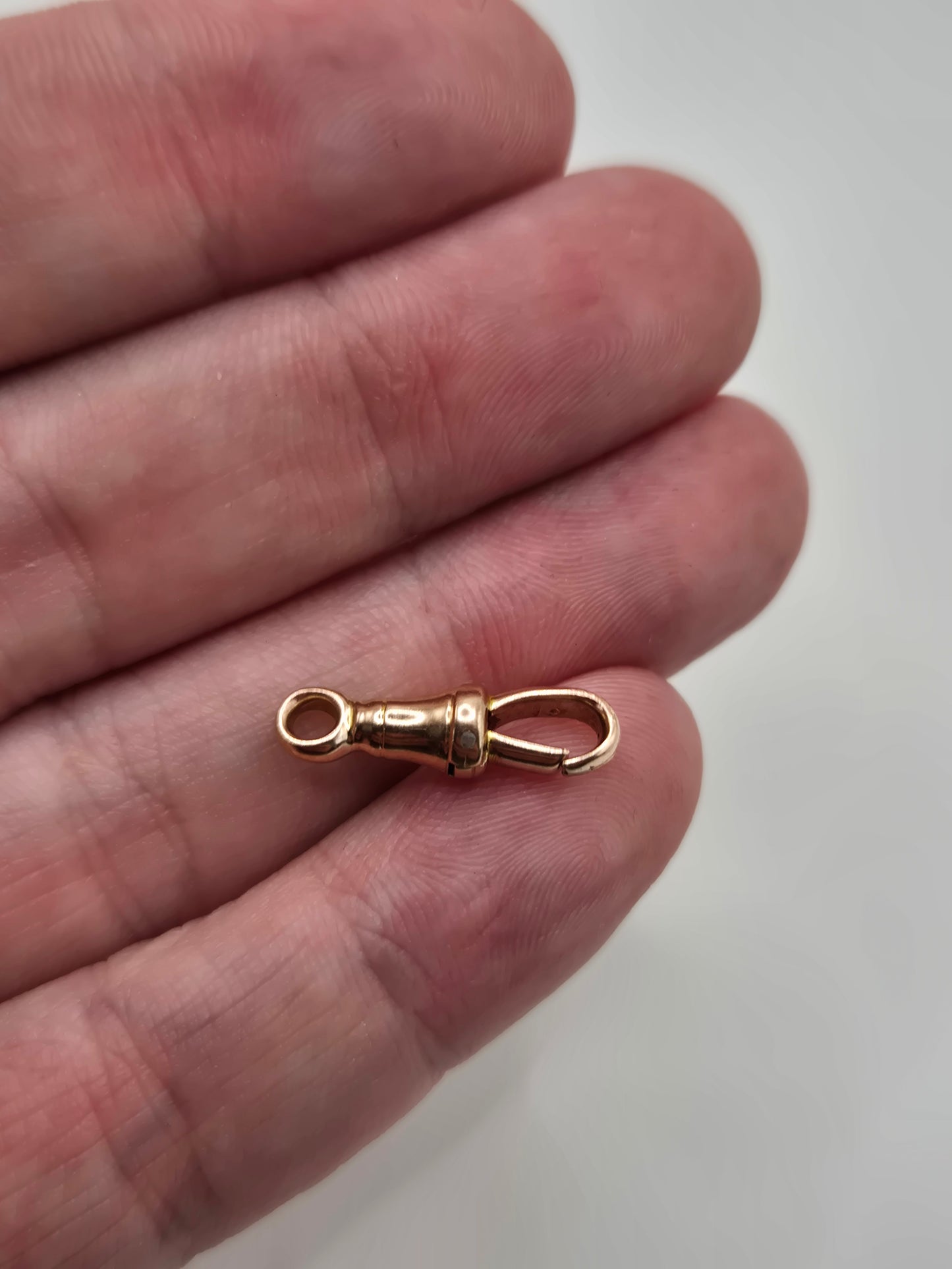 9ct rose gold dog clip (14)