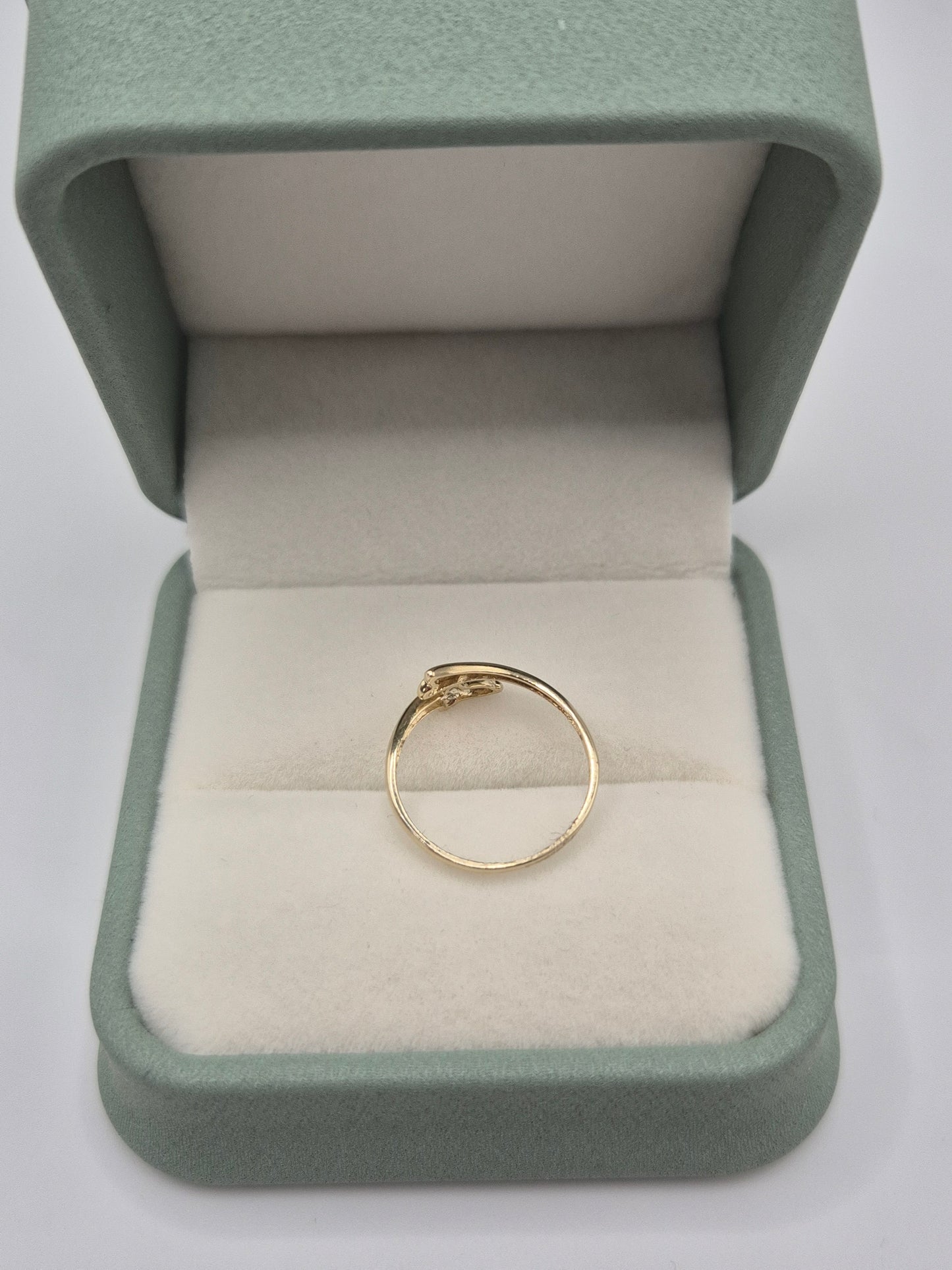 9ct gold dolphin ring