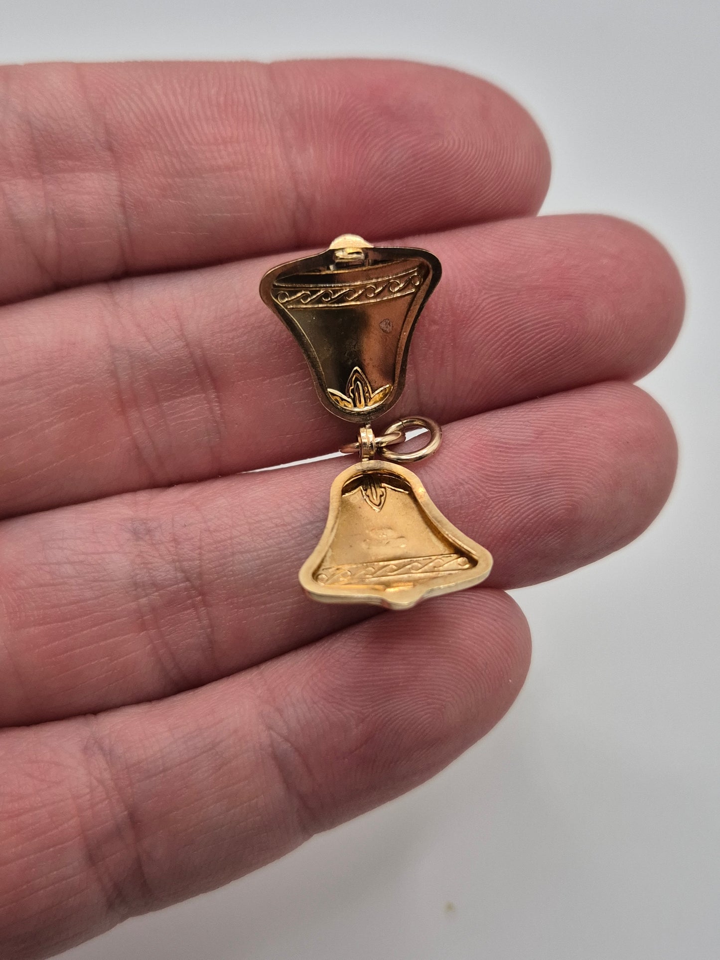 9ct gold bell locket