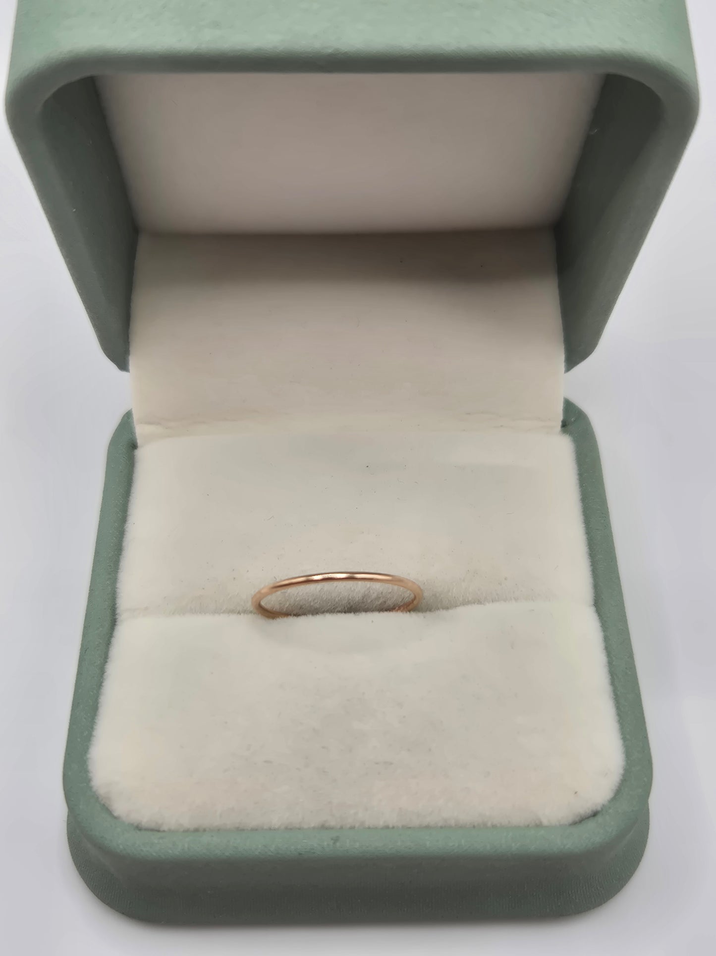 9ct rose gold stacking band ring