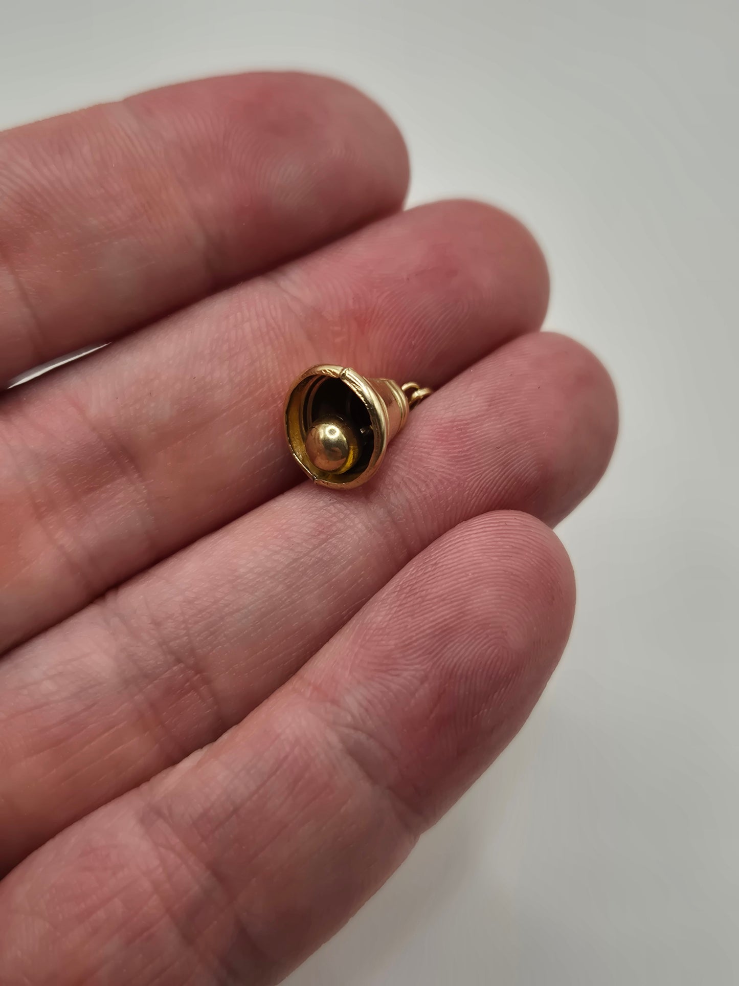 9ct gold bell charm
