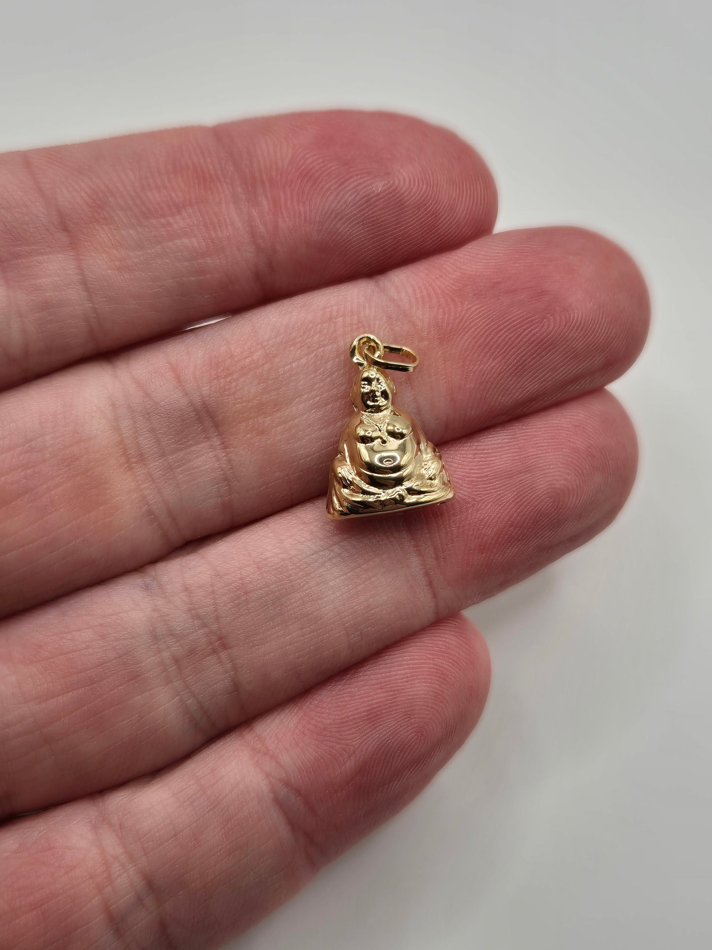 9ct gold buddah charm