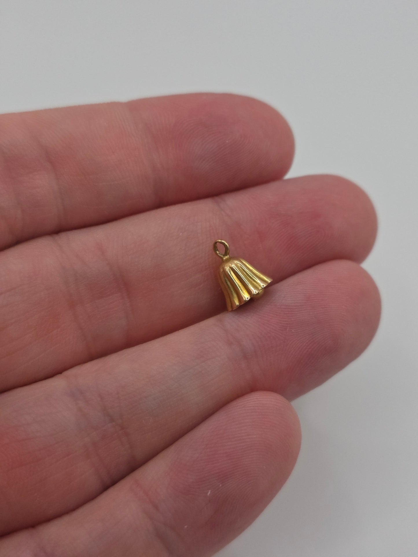 9ct gold bell charm