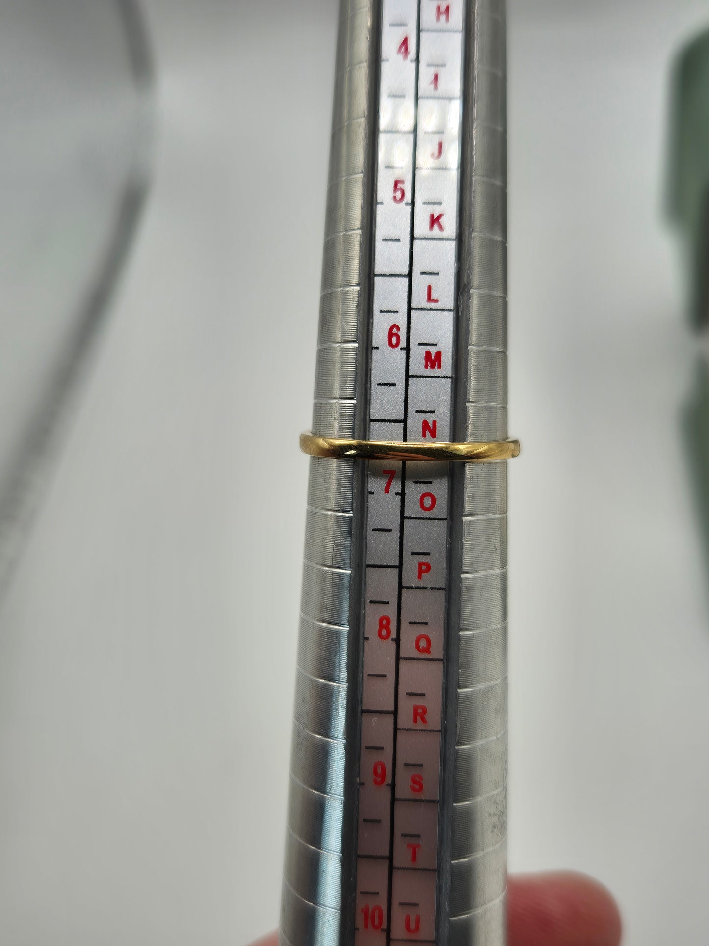 9ct gold amethyst ring